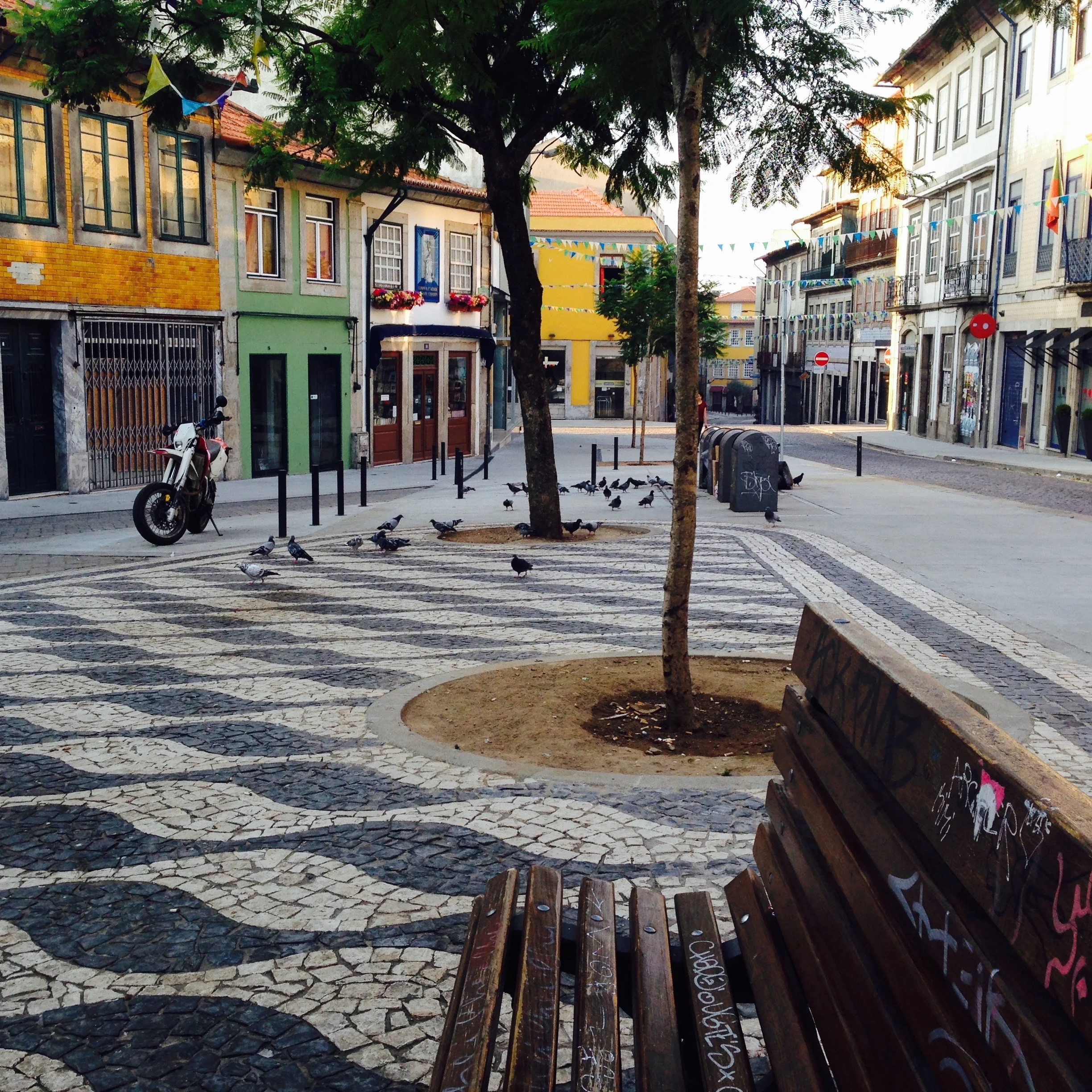  A typical street in Porto, their new adopted home.