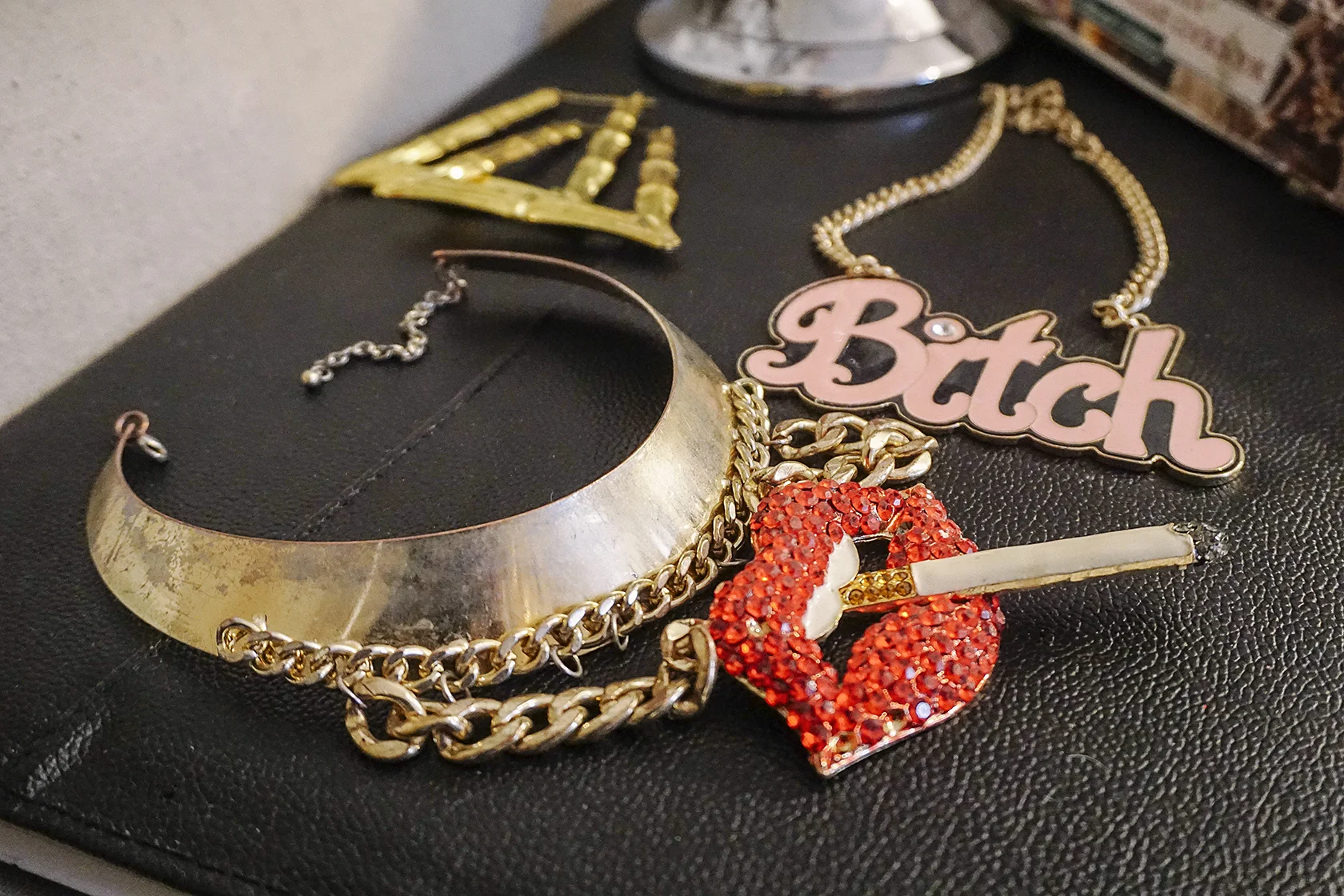 A few of Karl’s accessories. Photo by Jaypix.