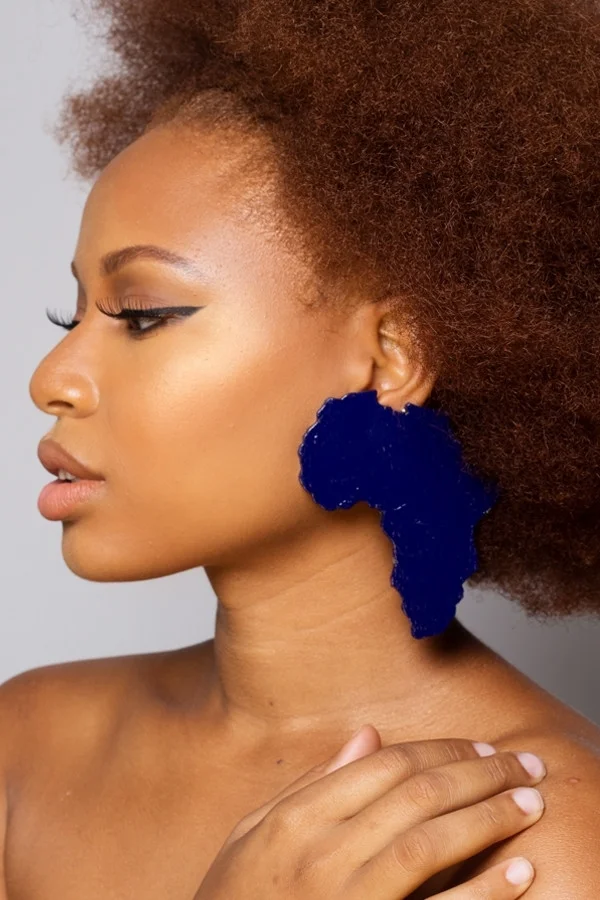 AFRICA EARRINGS BY ZANZIBARI - $25.00 USD