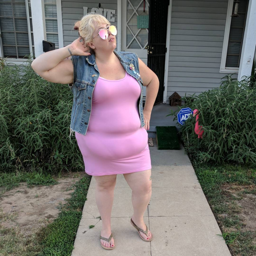 Bevin: "LA based body positivity blogger, healer, motivator & warrior for self love. Femmecee of #fatkiddanceparty aerobics. Distance & local Reiki healings. queerfatfemme.com "
