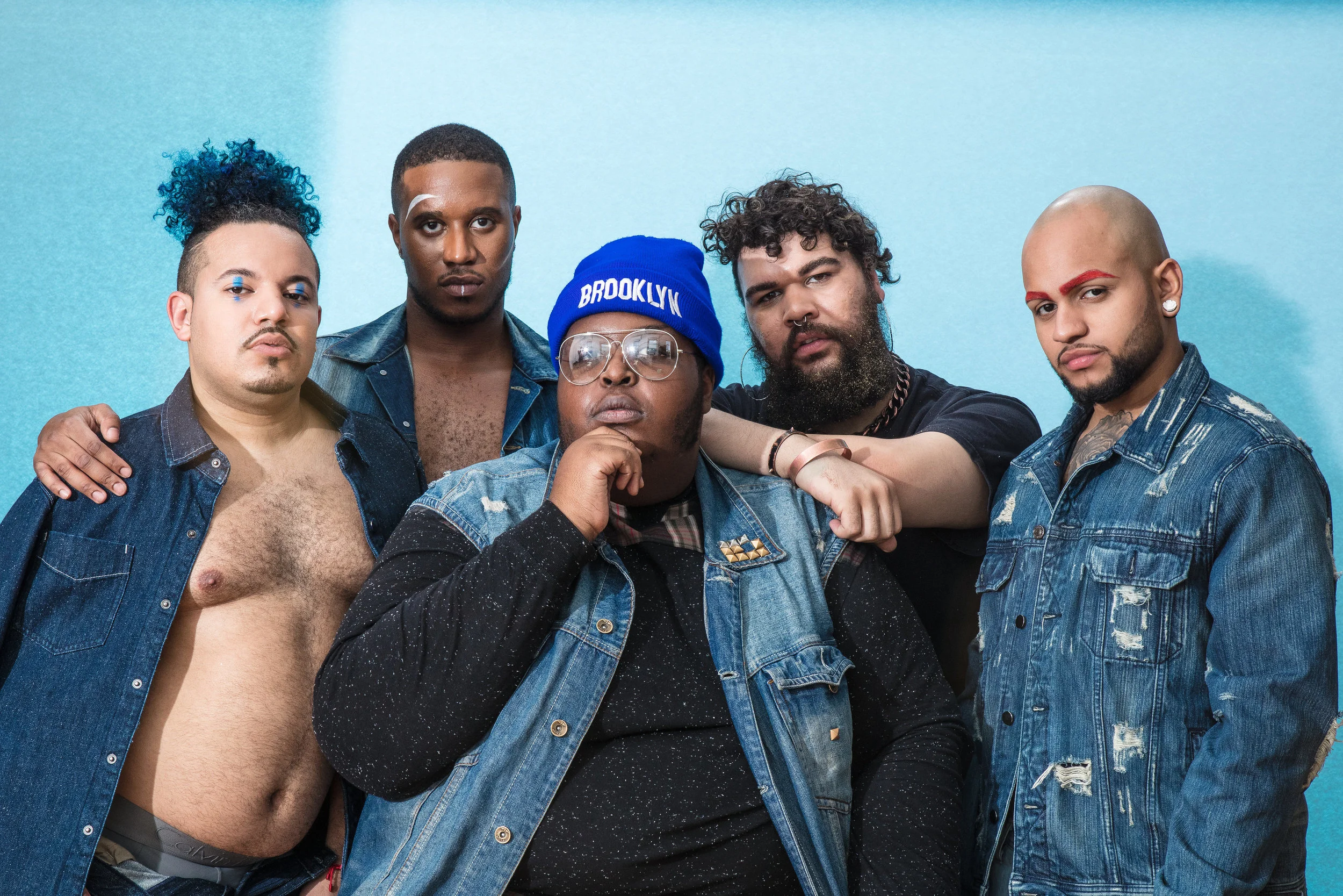 From left: Chris, Lamar, Tarik Carroll, Marquis Neal, Jairo / Source: Tarik Carroll/The EveryMan Project