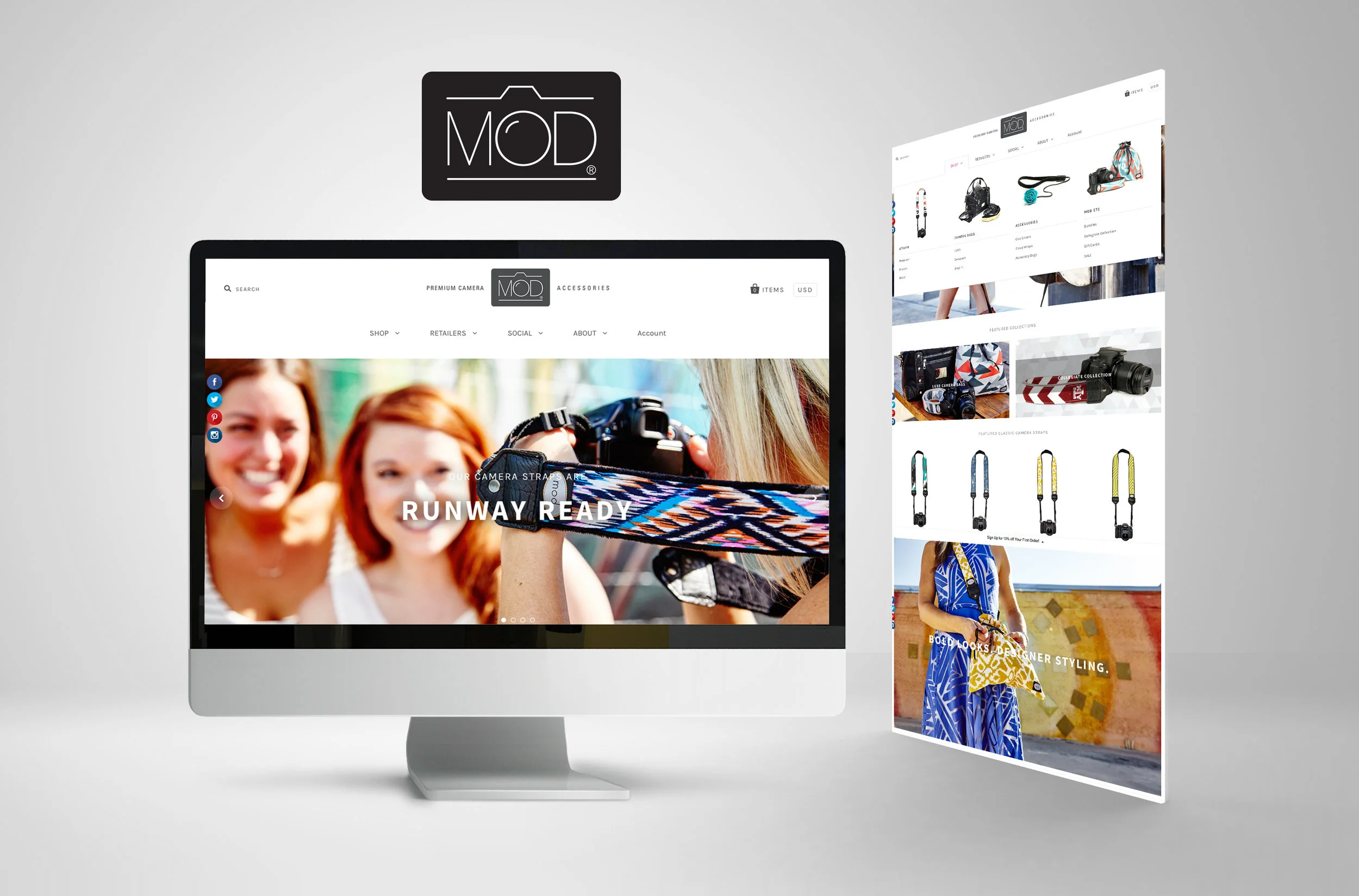 MOD Camera Accessories Identity/ Site/ Packaging 
