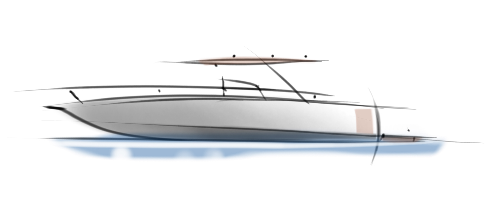 Sketching a Speed Boat: Using Arcs in Perspective - Core77