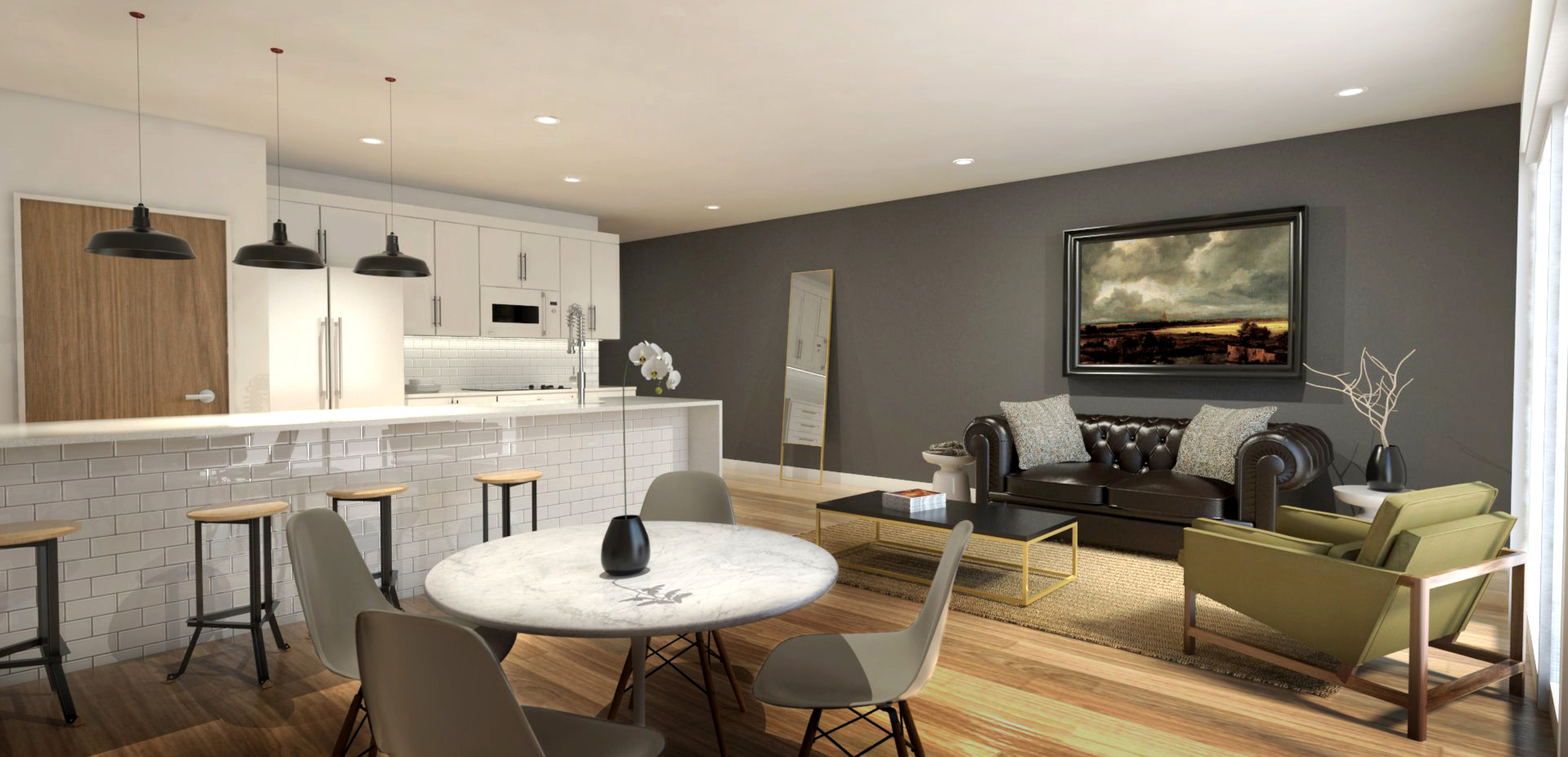 1 bedroom model unit