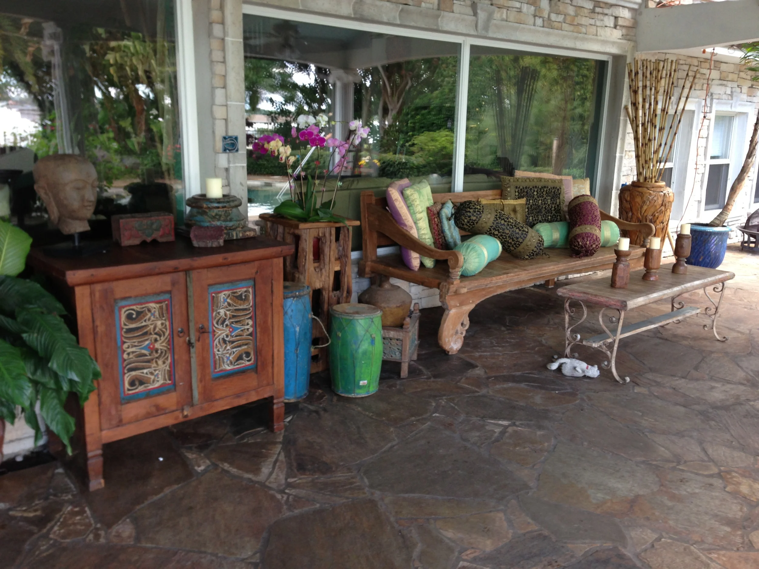 back patio remodel, everything is Washburn...
