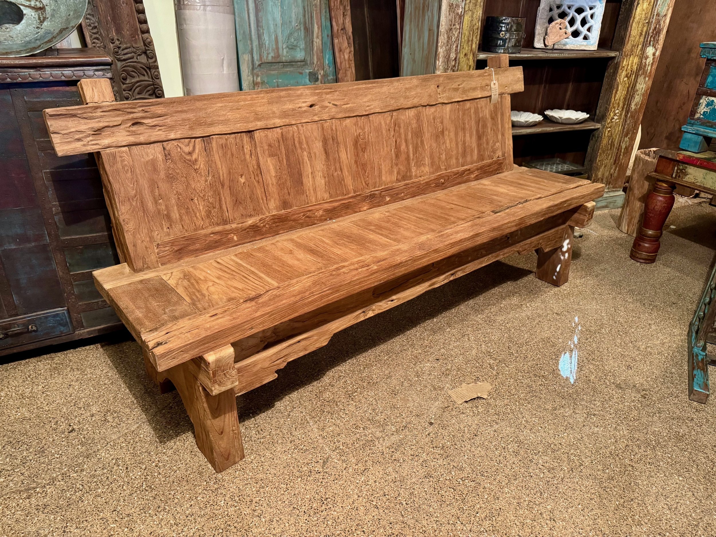 Java Recycled Teak Bench $1395.00