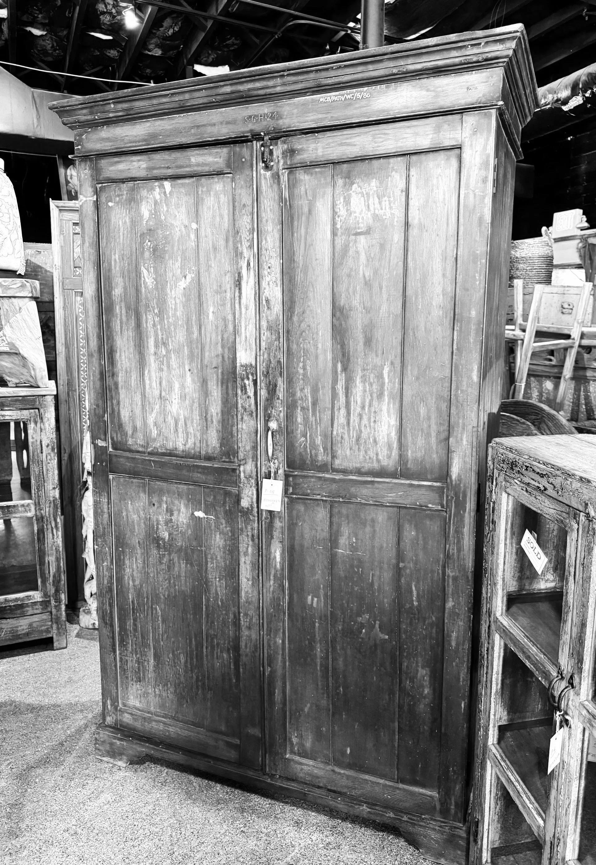 ***SOLD*** Antique Indian Armoire