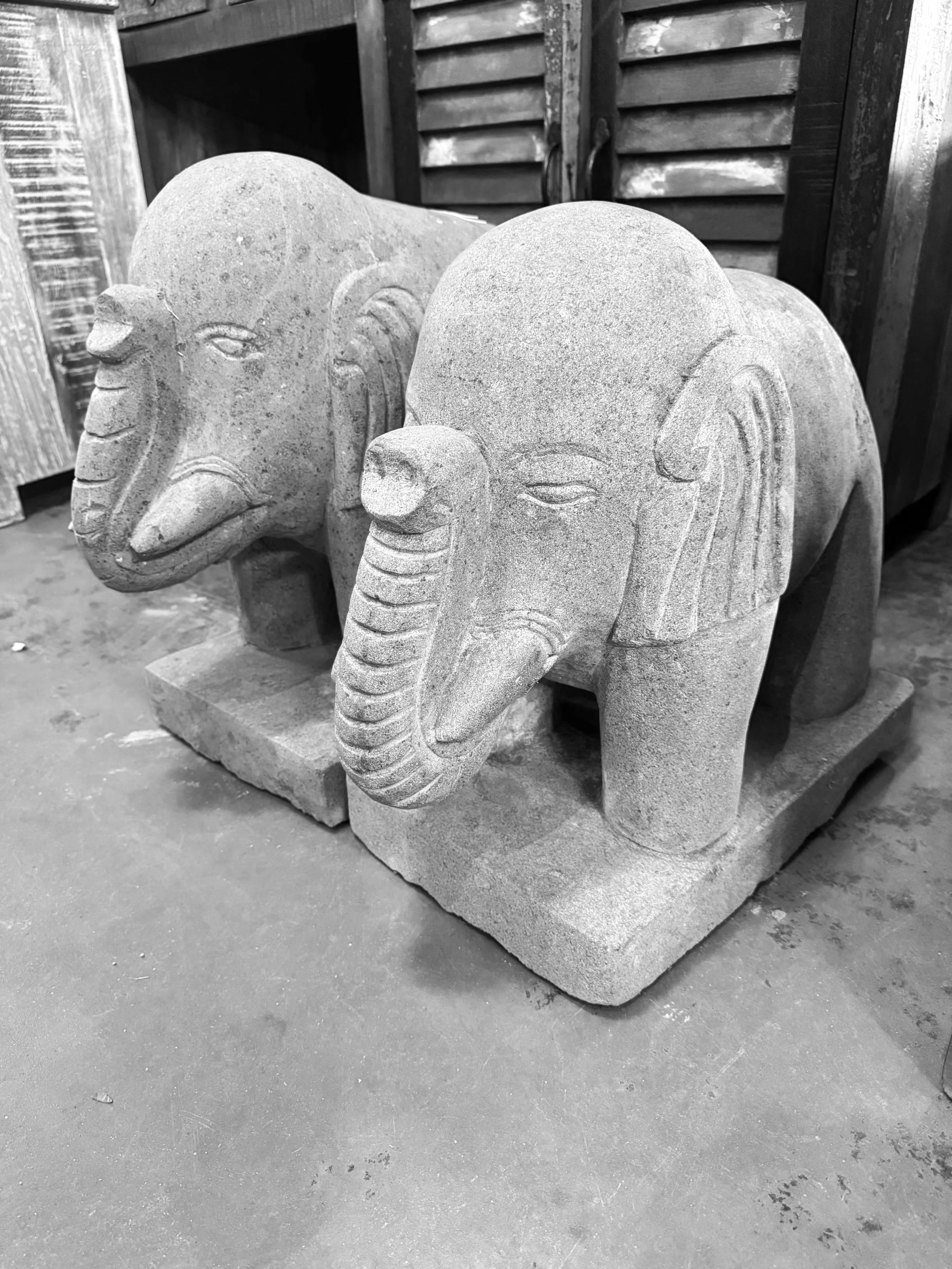 ***SOLD*** Java carved Stone Elephant