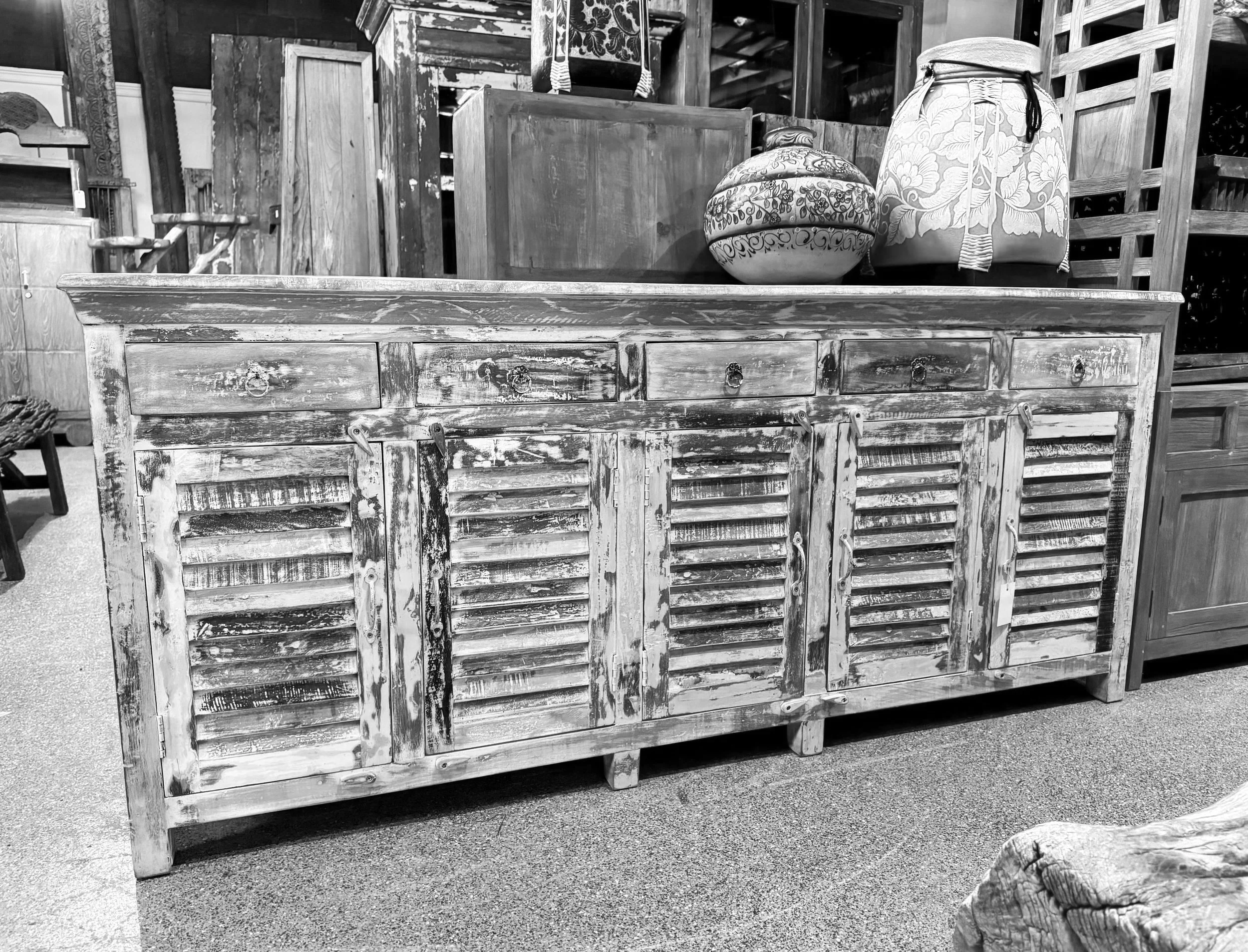 ***SOLD*** Indian Reclaimed Wood Buffet