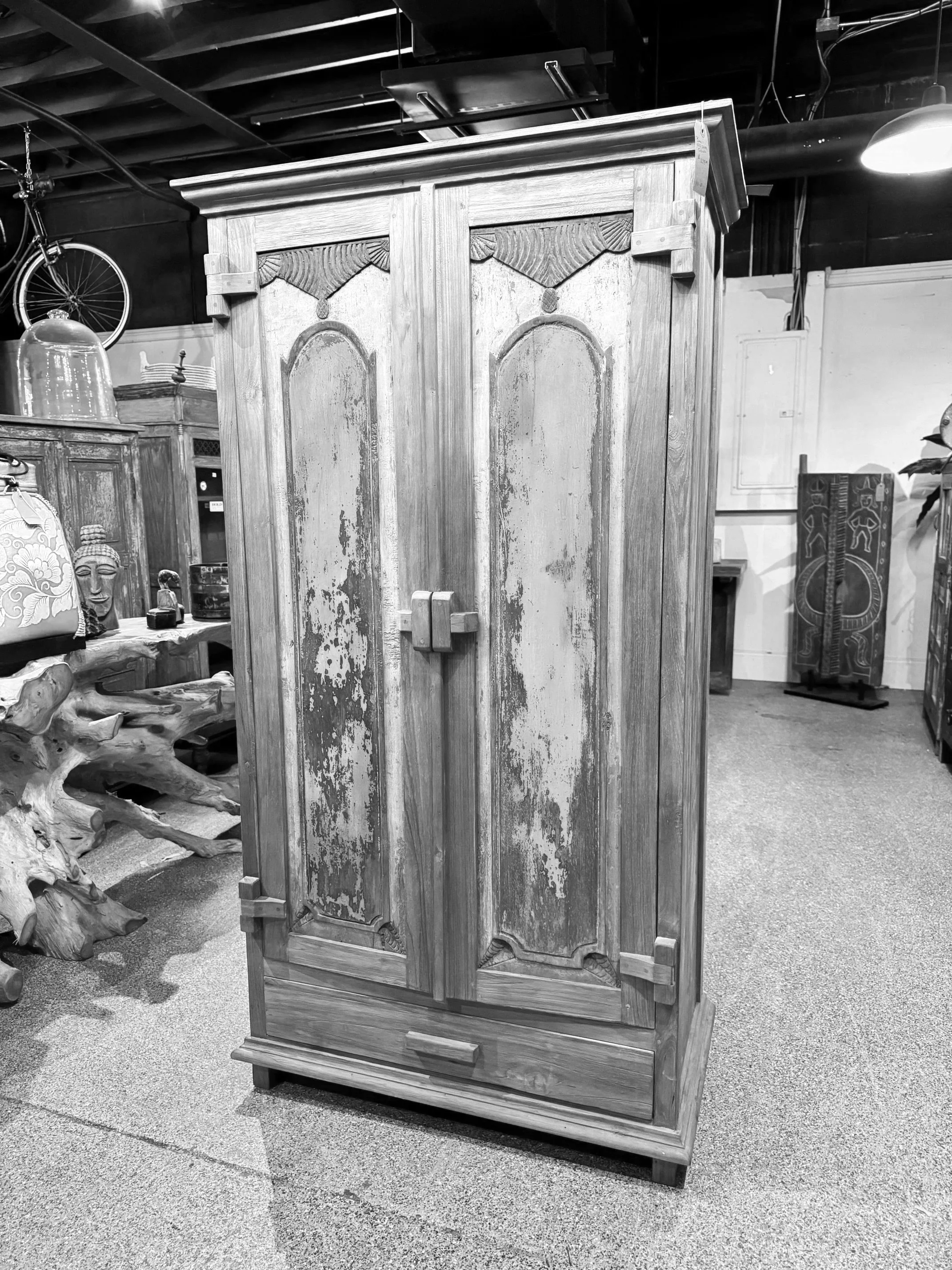 ***SOLD***Bali Recycled Teak Cabinet