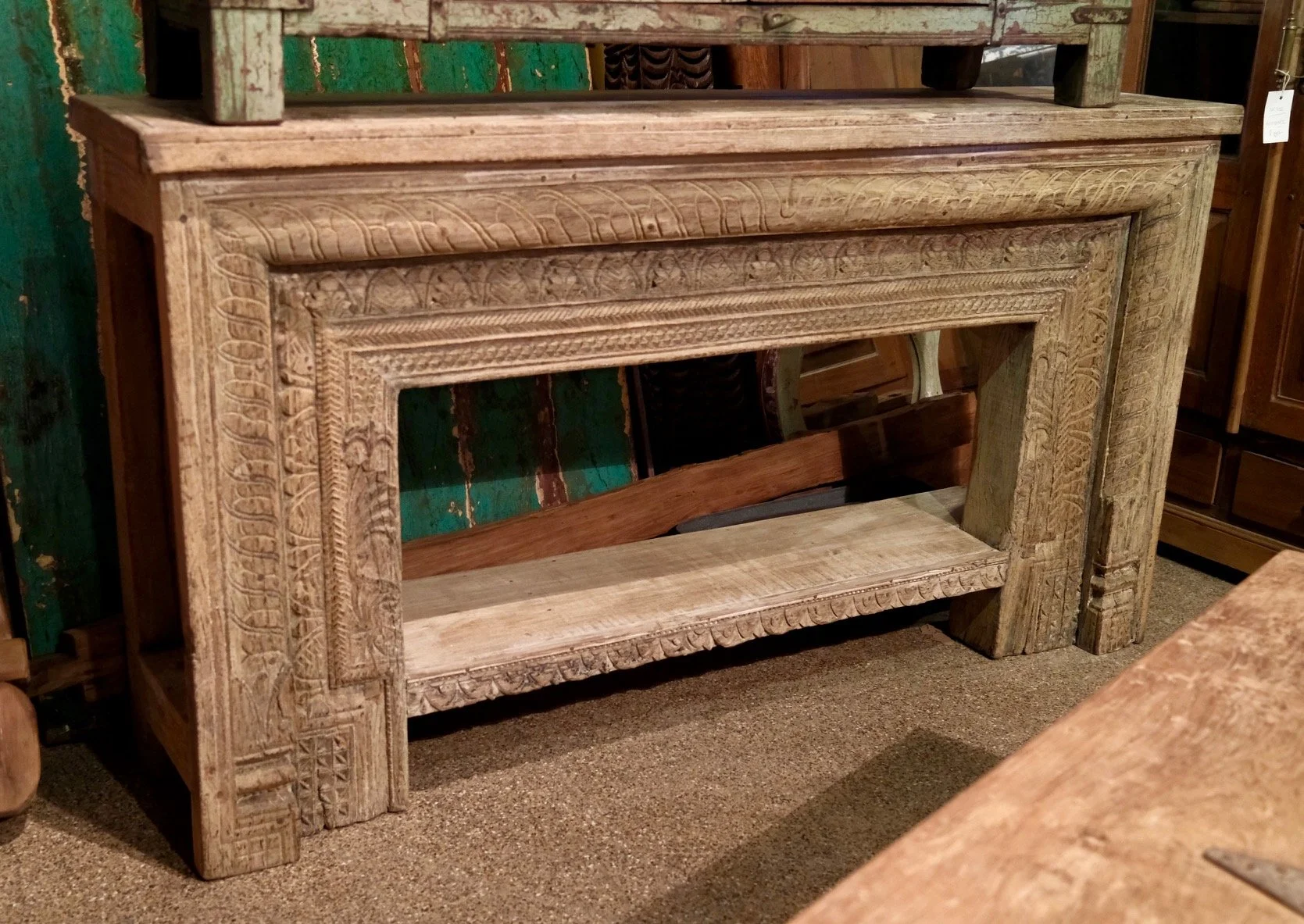 Indian Salvaged Doorframe Console Table