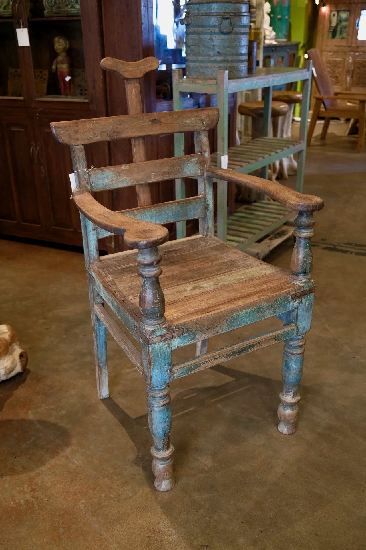 Antique Indian Barber Chair