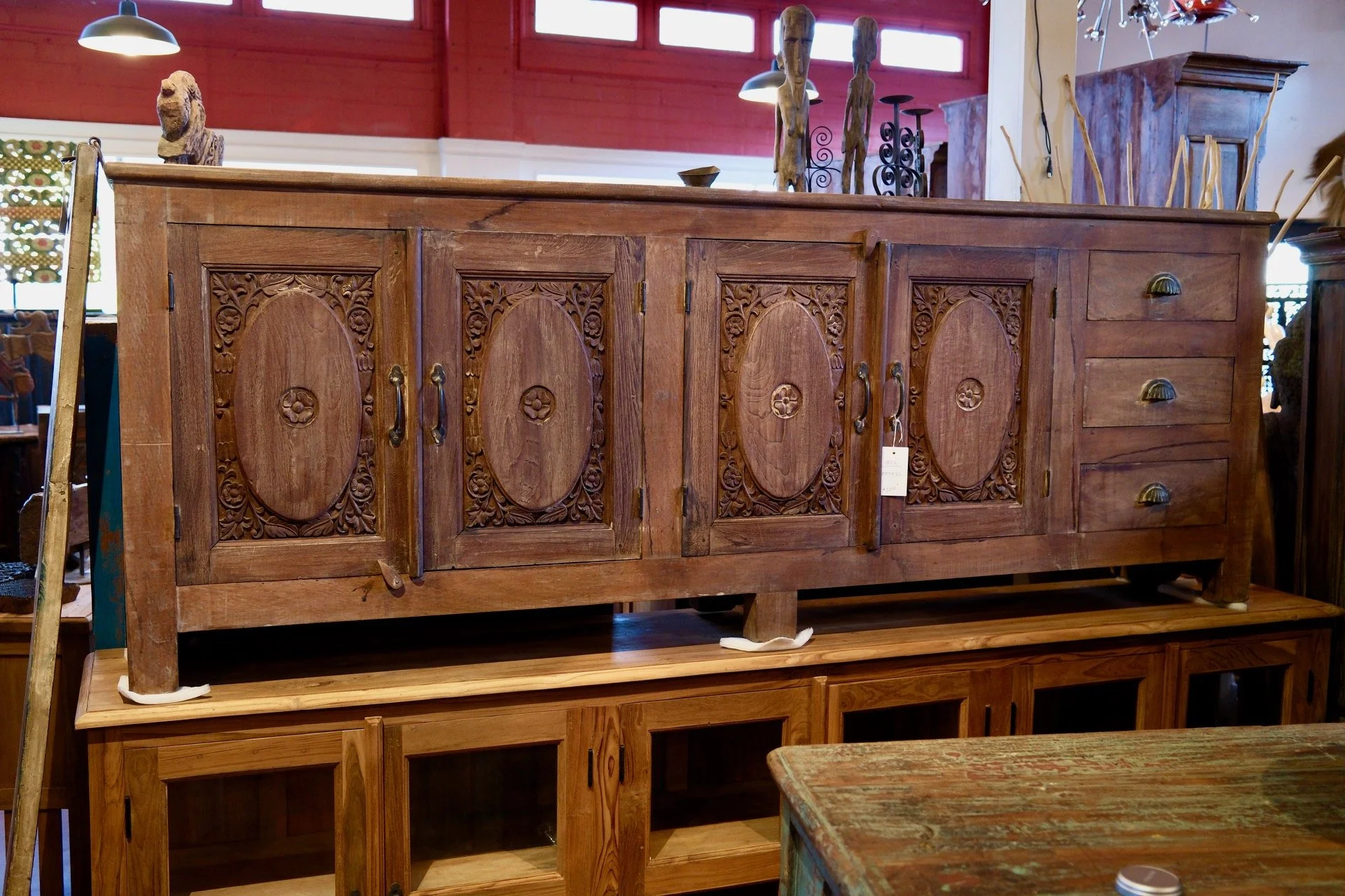 Indian Buffet (made with old doors)