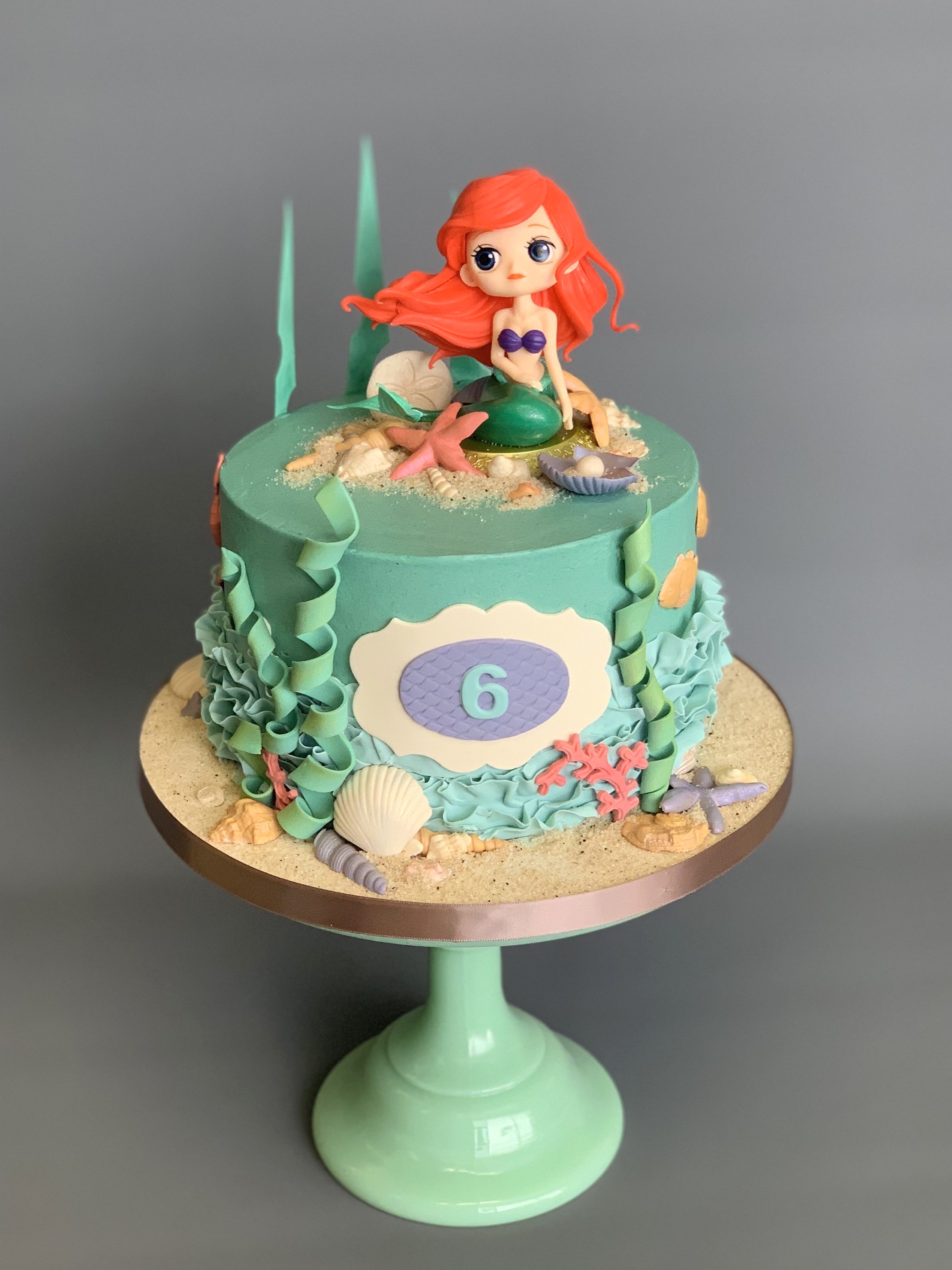 Mermaid cake. Image copyright Carla Schier.