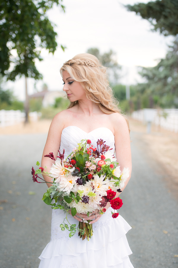 And this bouquet with the beautiful Brooke for a fall photo shoot with Crystal Lynn Photography, Danielle Lucas Hair, and Brooke Anderson modeling. Photo courtesy of Crystal Lynn Photography.