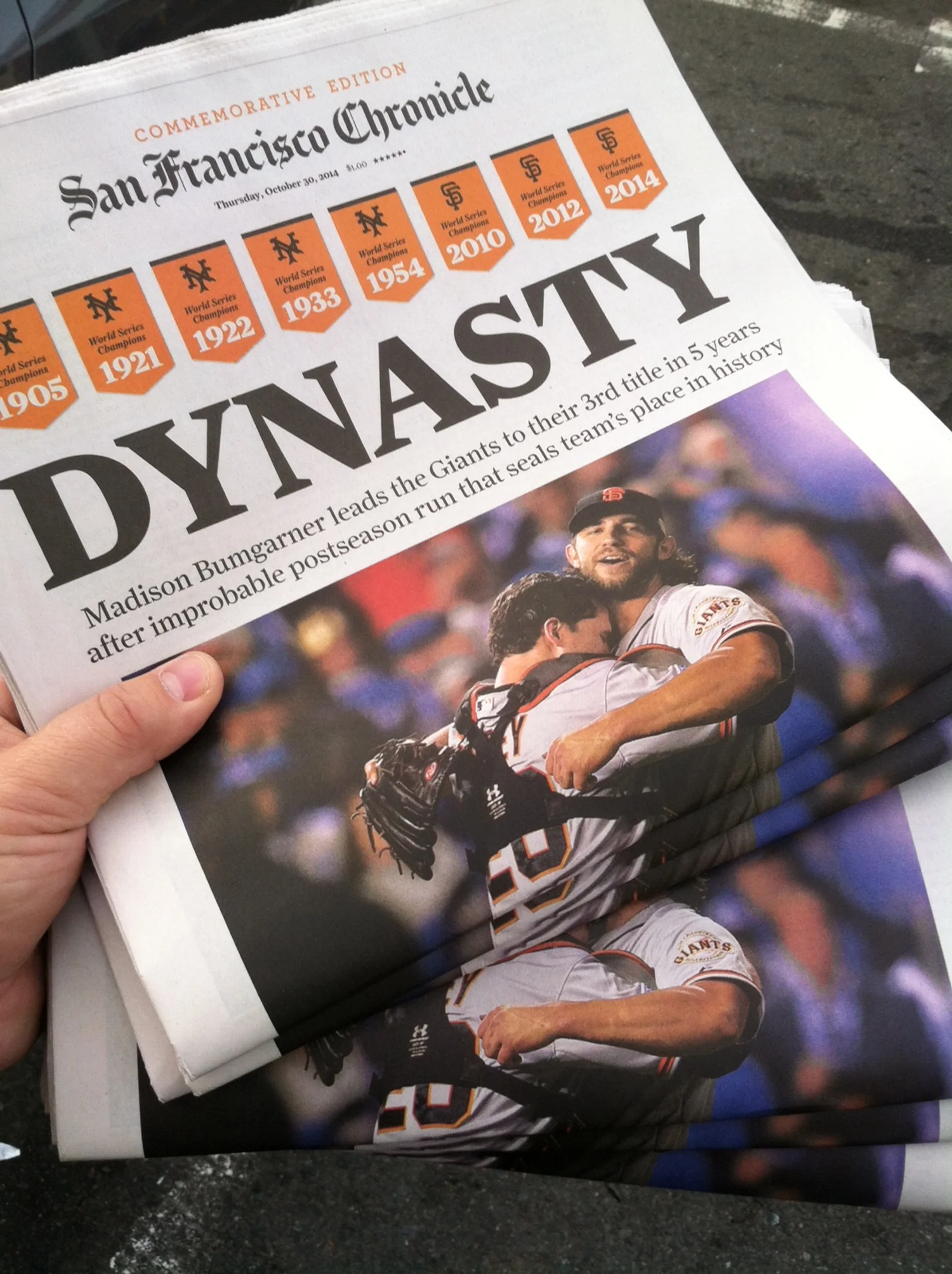 Last but definitely not least, our boys nailed down a dynasty with one more World Series Win!