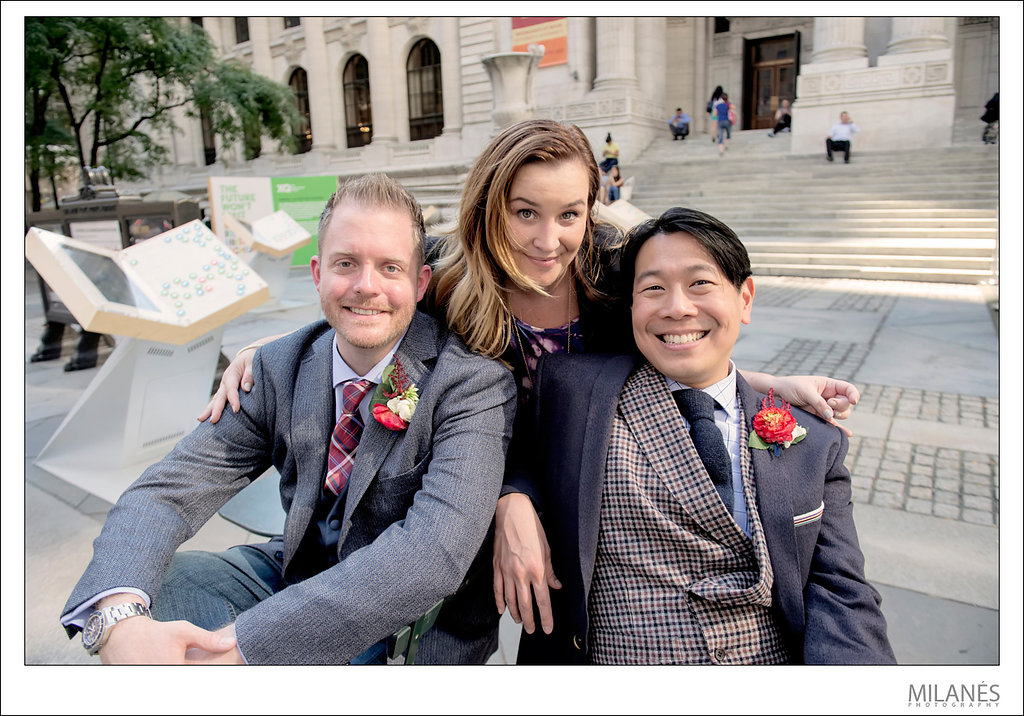 me & my handsome grooms!