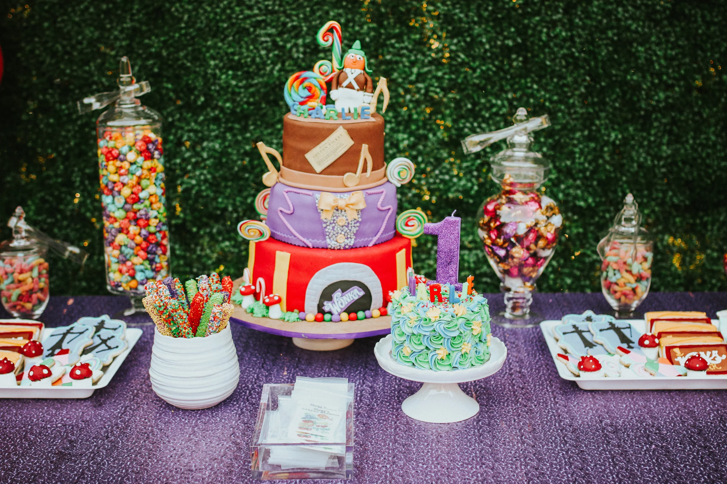 Charlie and the Chocolate Factory Willy Wonka Birthday Party — Scarlet