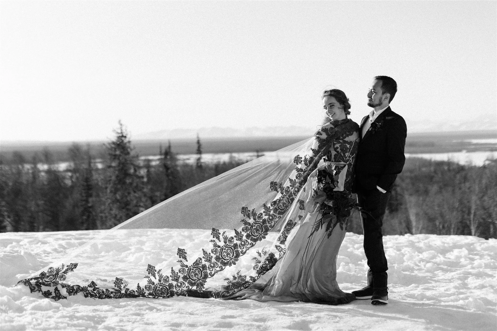 Destination Talkeetna Alaska Lodge Denali Mountain Elopement Wedding Planners Scarlet Plan & Design Helicopter Glacier Engagement (172).jpg