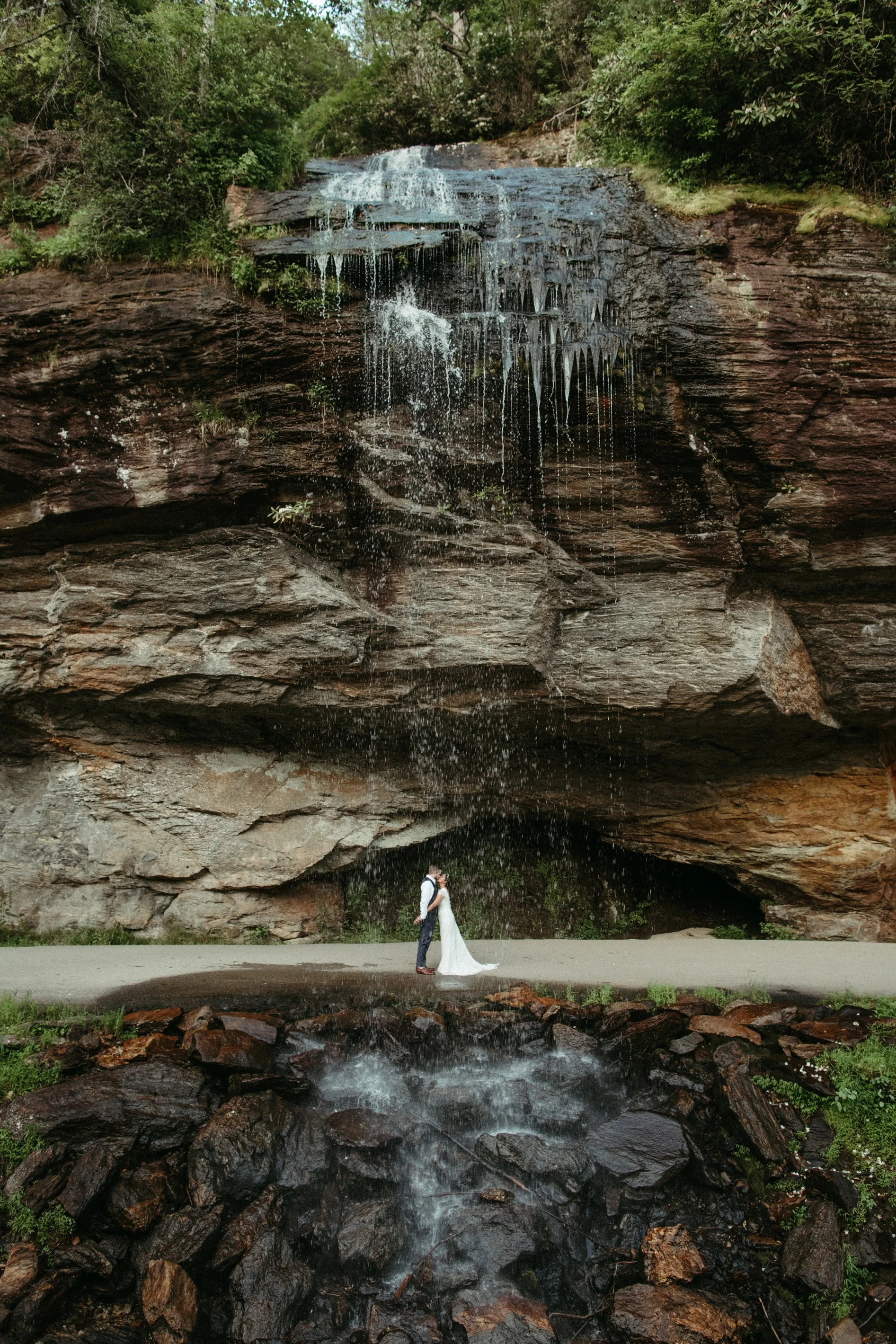 Secret Waters Waterfall Elopement