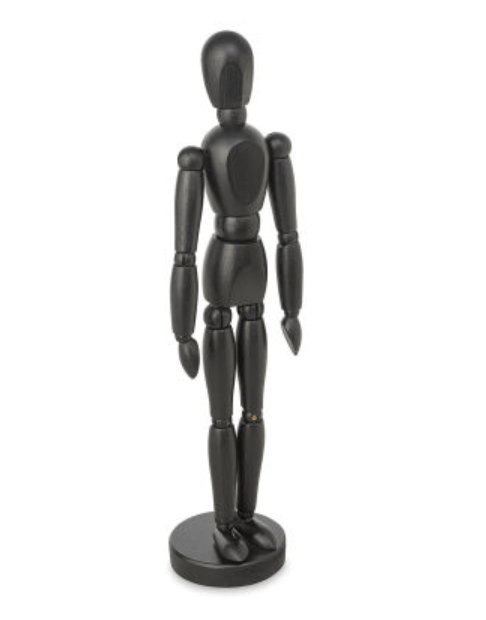12 Black Wood Mannequin — ZENGENIUS, INC.