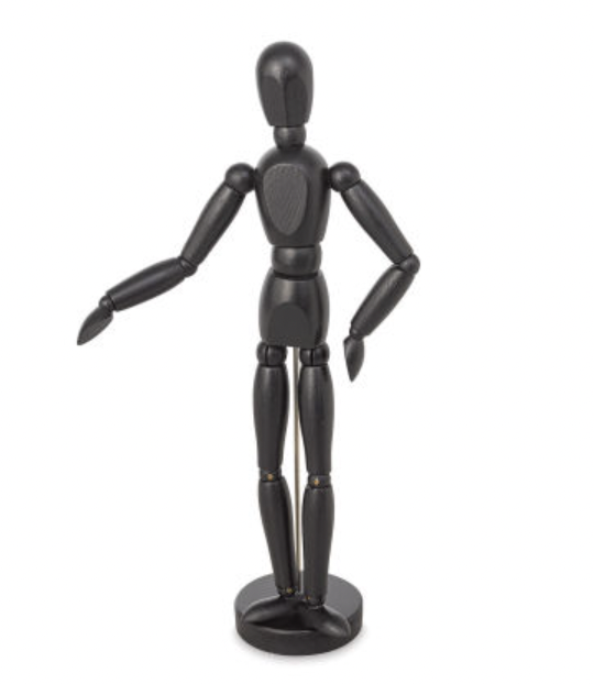 12 Black Wood Mannequin — ZENGENIUS, INC.