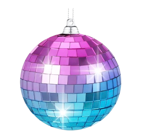 Pink and Blue Disco Ball — ZENGENIUS, INC.