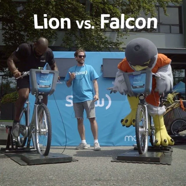 Two @mobi_bikes, one big goal.