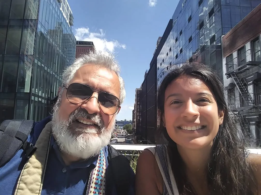 Dad and I, tourists for the day 📷