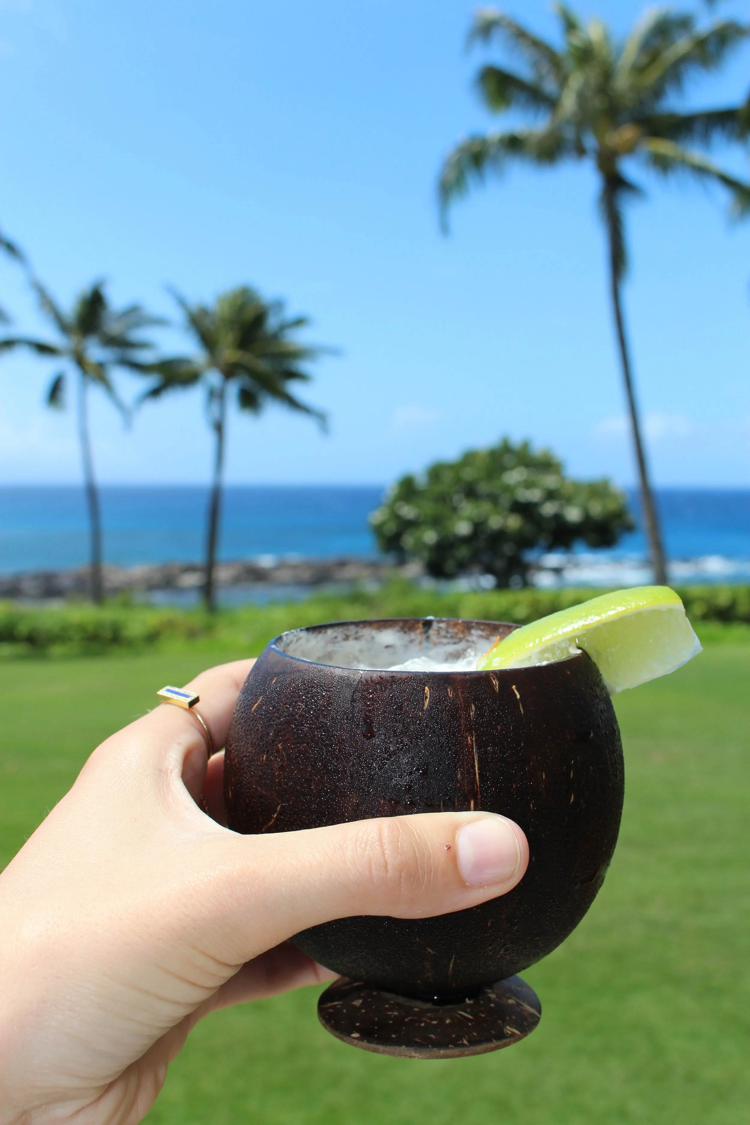 Afternoon drinks at the Montage. 