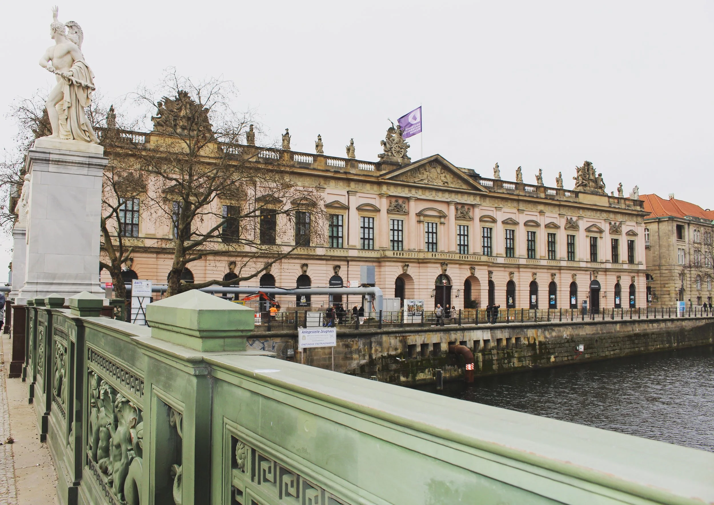 We went on a walking tour and visited some of the historic monuments in Berlin. 