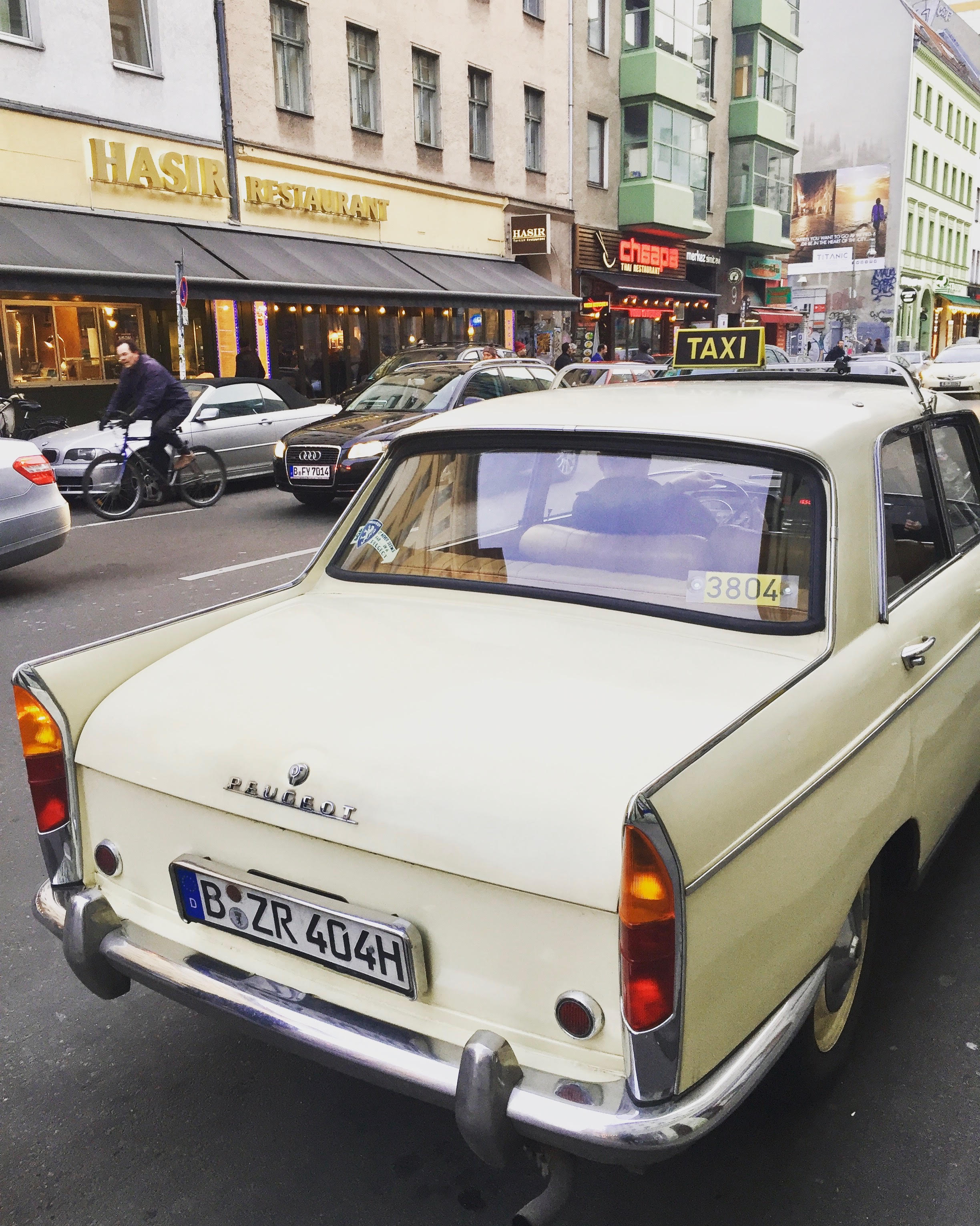 The whip that took us around to search for the best doner. 