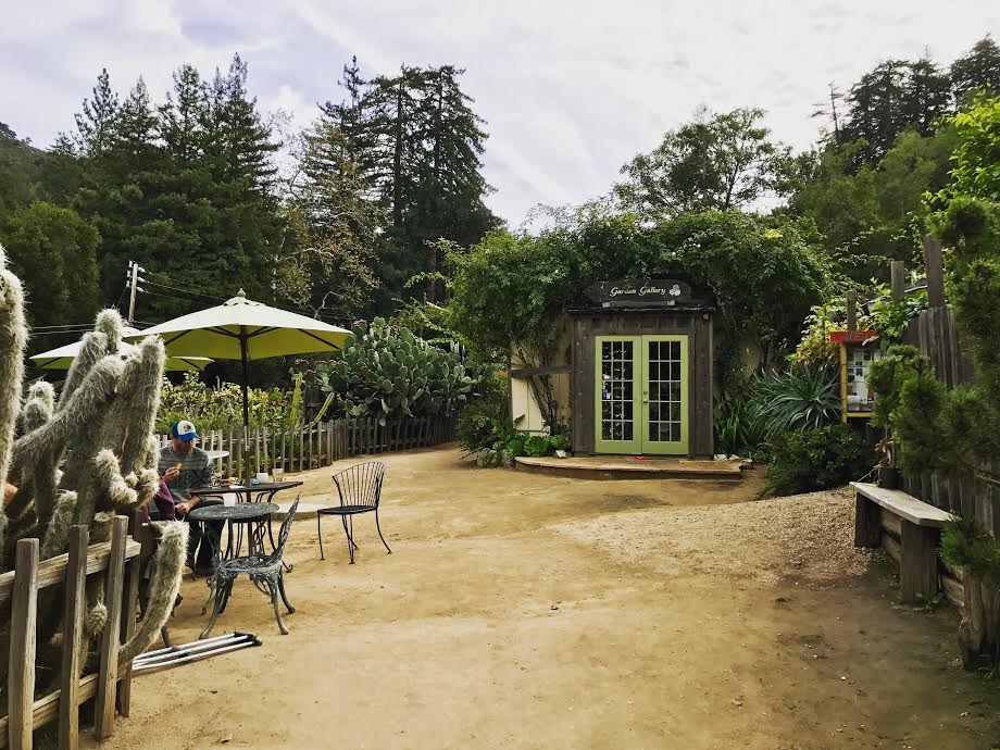 There is plenty of seating on their sprawling, cute grounds. 