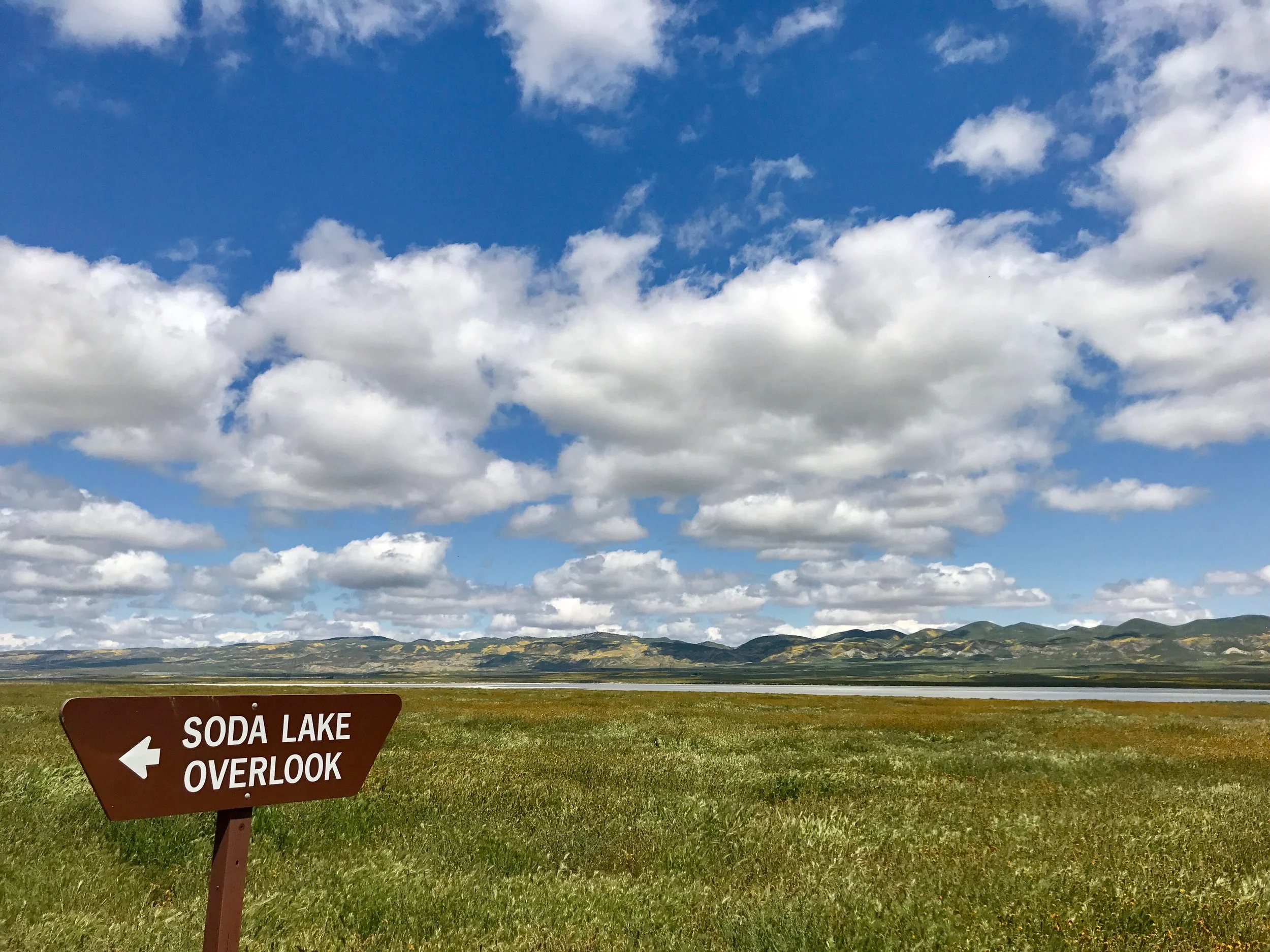 We decided to walk up the Soda Lake Overlook and get one last view of the lake. 