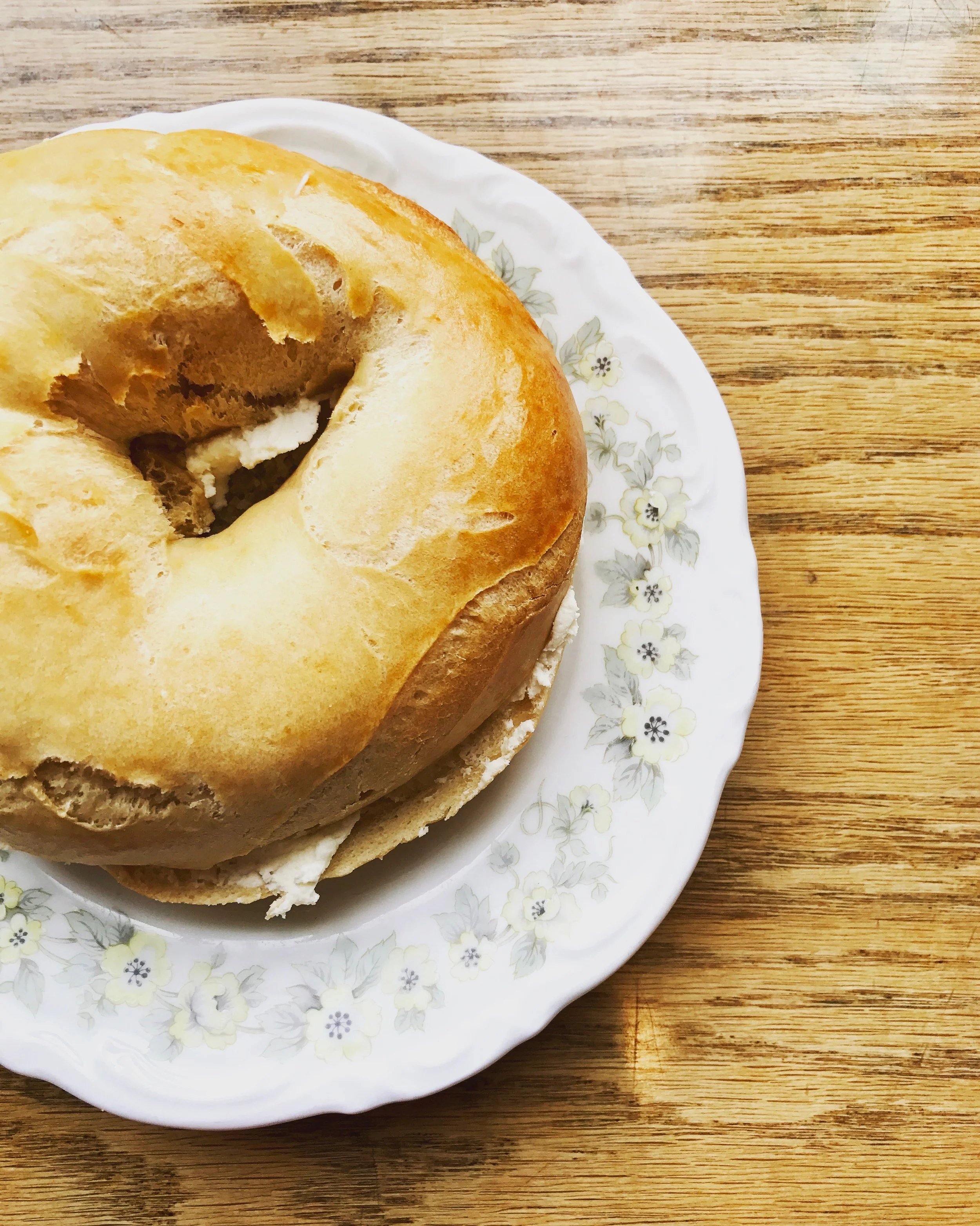 Best bagel I've ever had. Honestly. (I've had my fair share of New York bagels.) You have to go to Good Life Bakery in downtown Mendocino. In addition to the bagel, the quiche, the breakfast burrito, and the veggie cakes (I know) are the out of this world. 