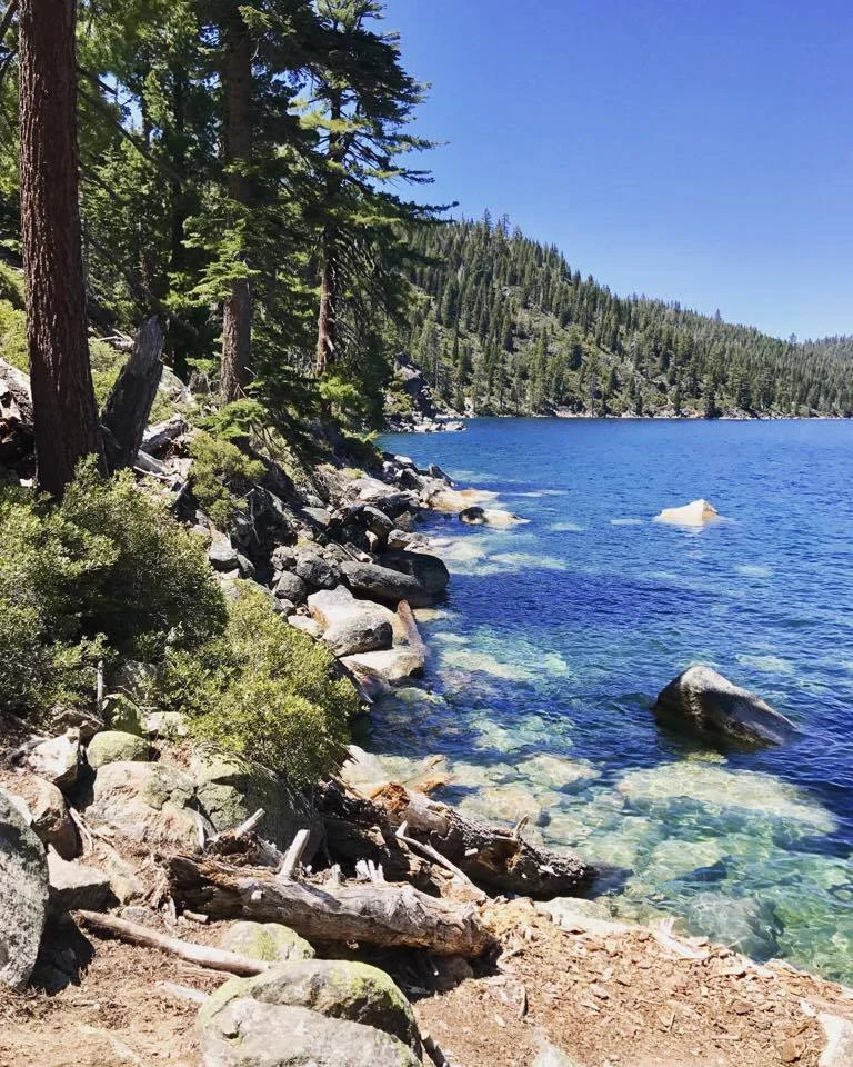 The different shades of blue in the water are so pretty. 