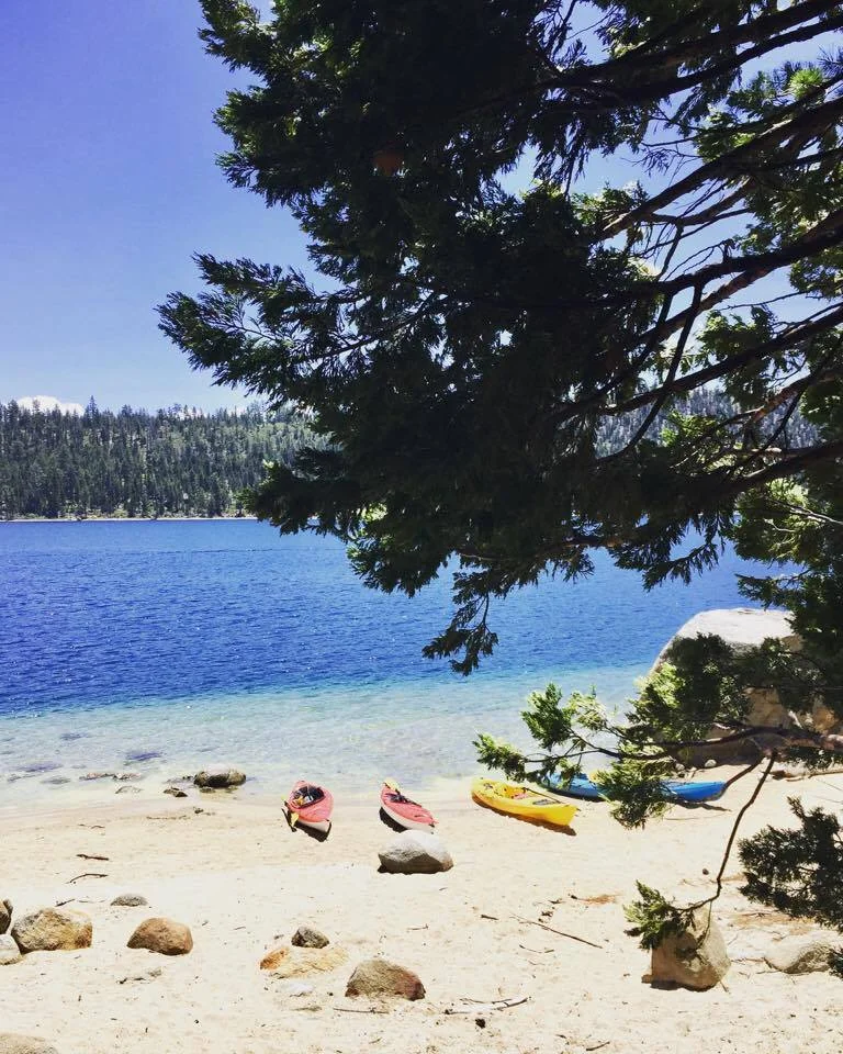 A private beach towards the end of the hike. This is where you may want to take a dip! 