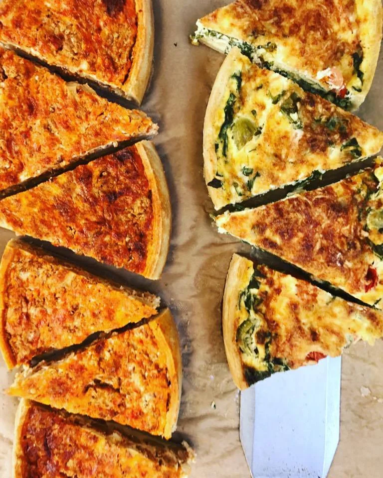Their quiche.