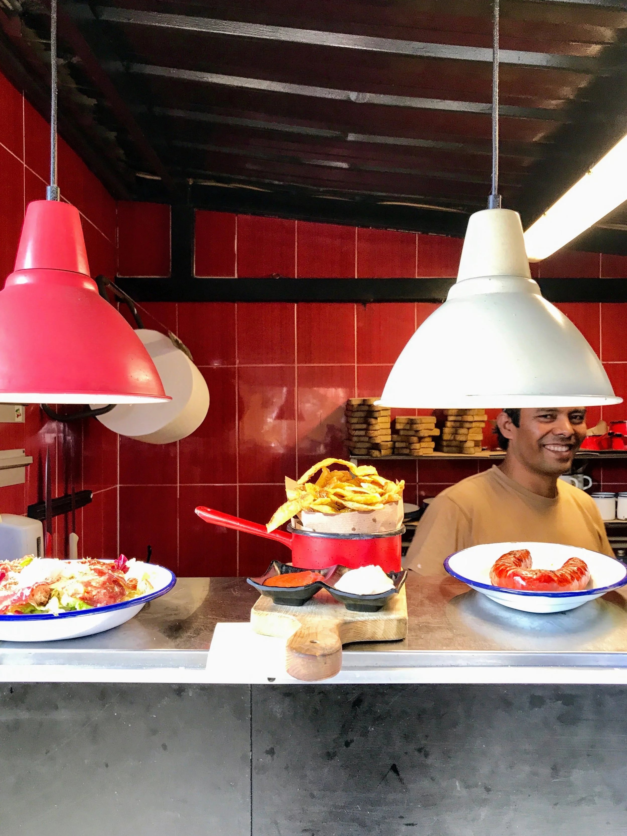 We had lunch at the cutest circus themed restaurant.