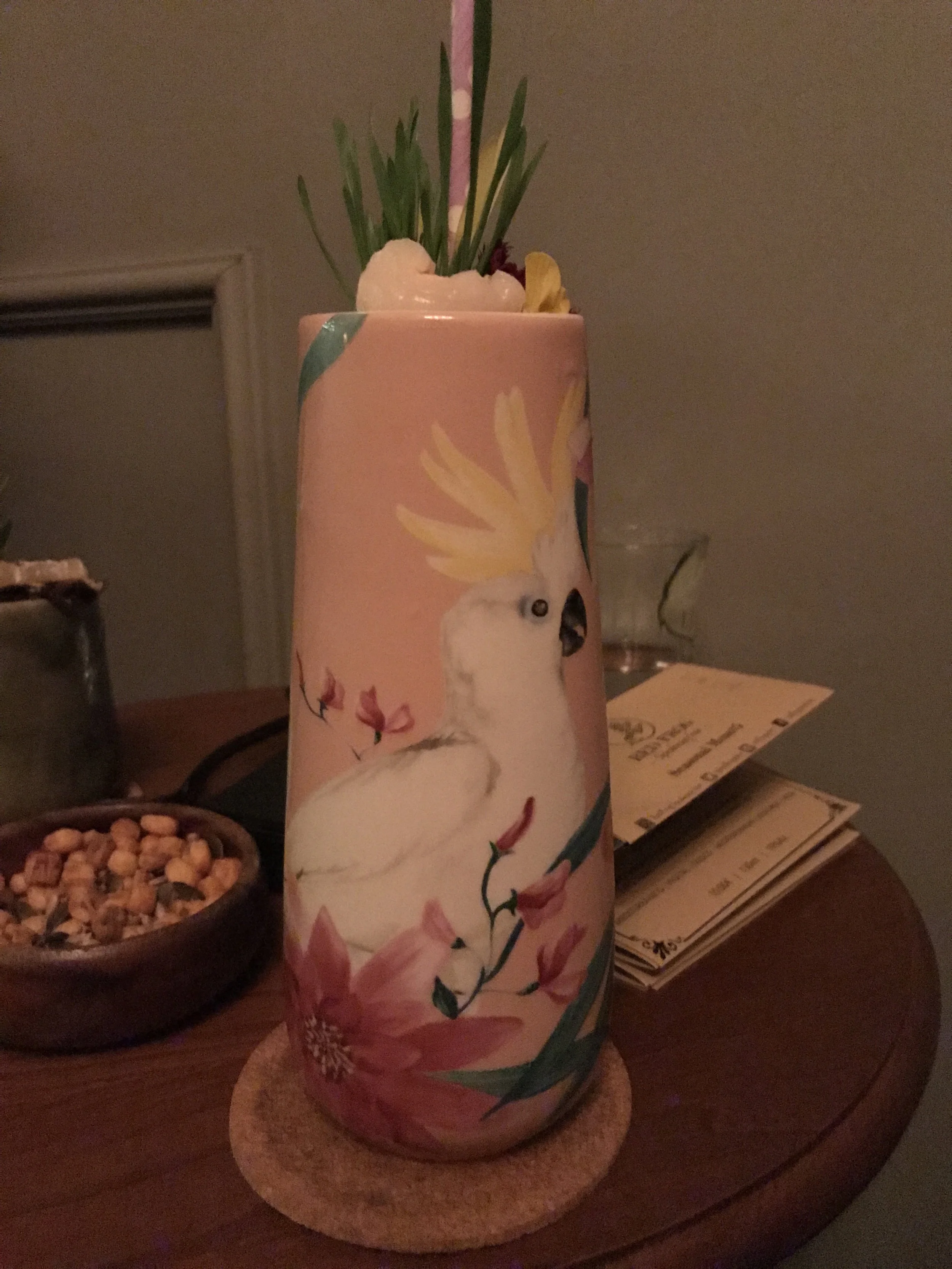 My beautiful, very girly drink. 
