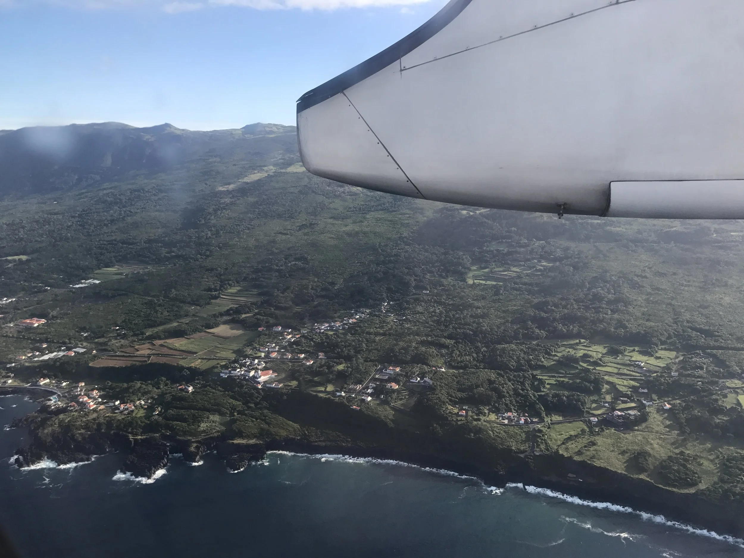 Flying over lovely Pico! 