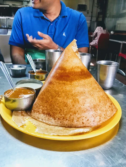 Ghee dosa. ( I can't remember the actual name of this one.) 