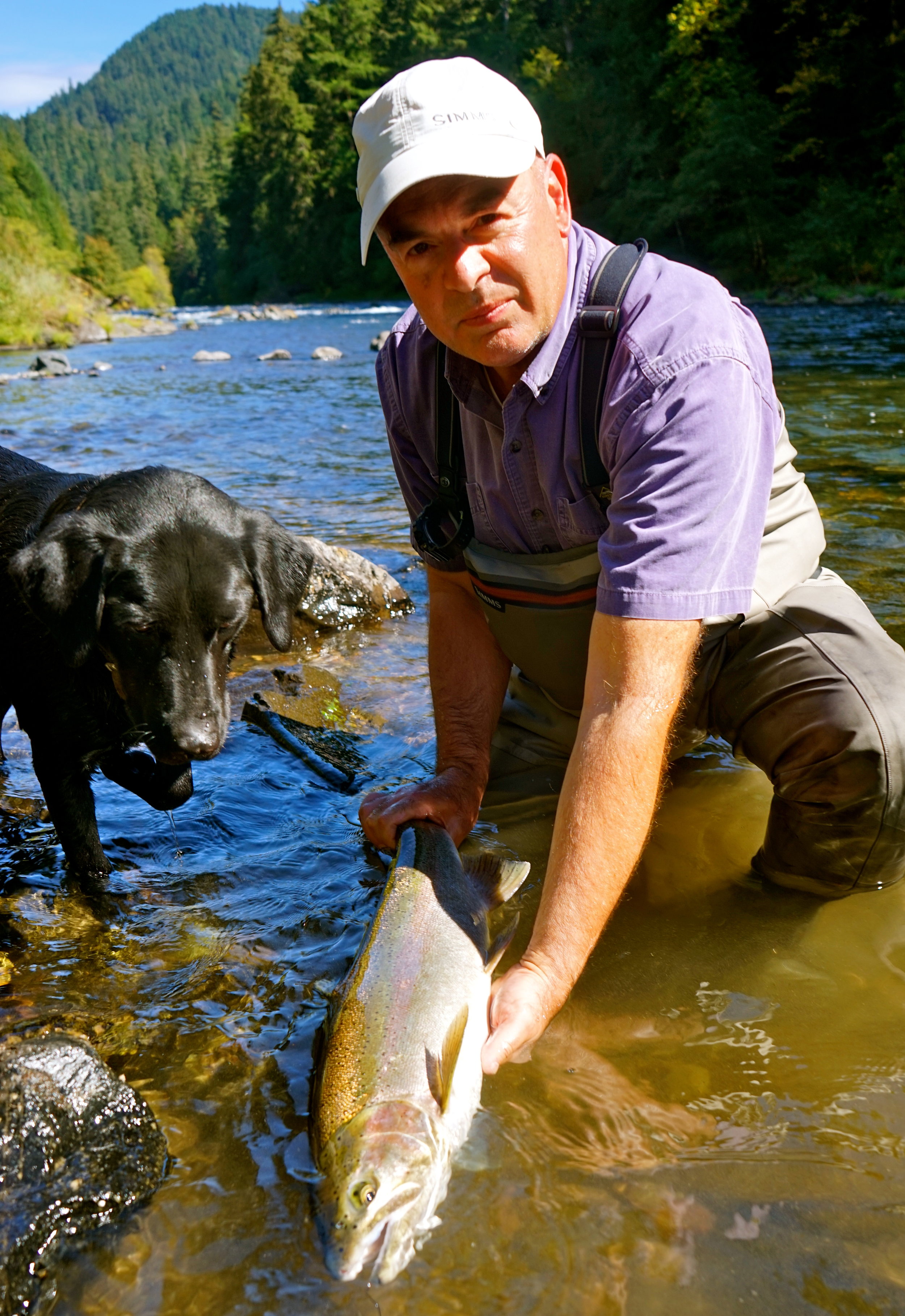 All the way from France, Emmanuel Dallaglio with a dandy of a buck