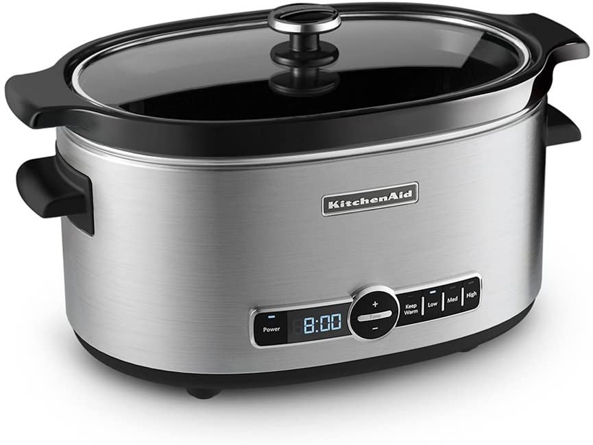 Crockpot Thermoshield Easy Carry Handles |6 Quart Manual Slow Cooker, Black