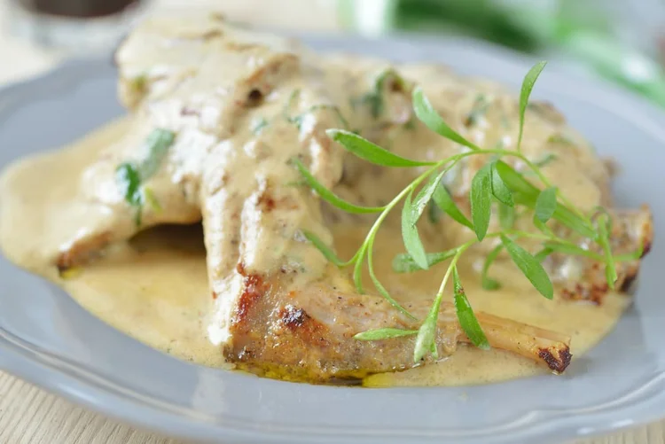 Slow Cooker Rabbit in Mustard Sauce (Lapin à la Moutarde) The Smart
