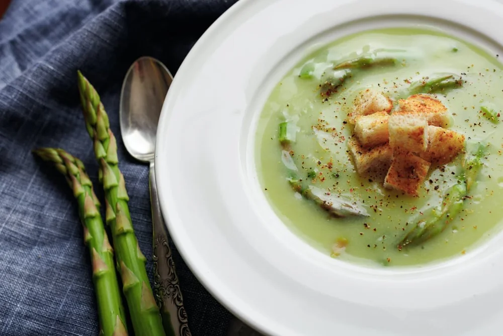 Puréed Asparagus Soup Slow Cooker or Stove The Smart Slow Cooker