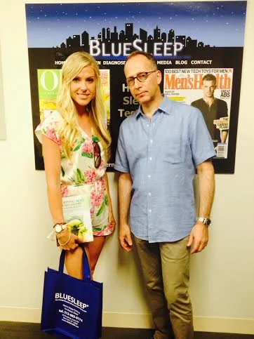 Dr. Stern in his office and BLUESLEEP labratory