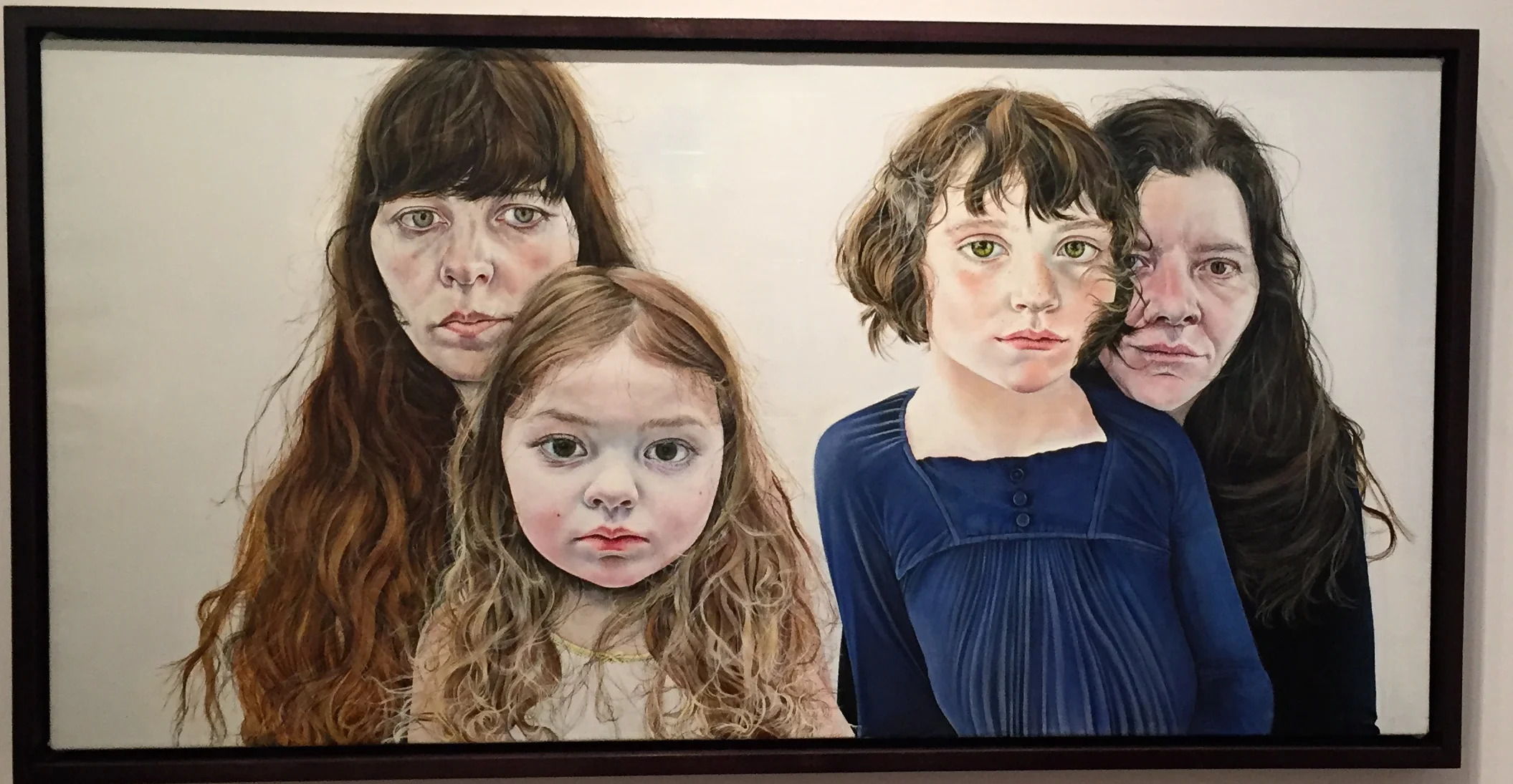 Ishbel Myerscough, Mothers and Daughters, oil on canvas, National Portrait Gallery, London