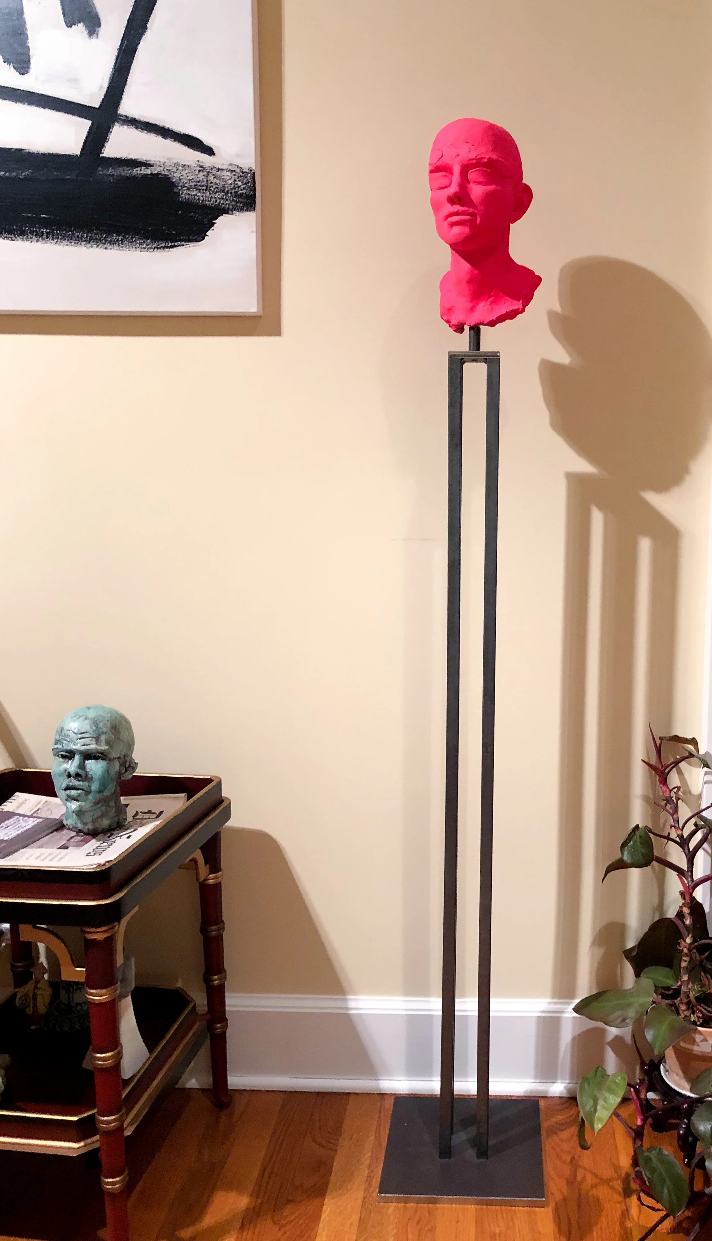  Available.  Newest head sculptures showing new style thin open pedestal mounts 
