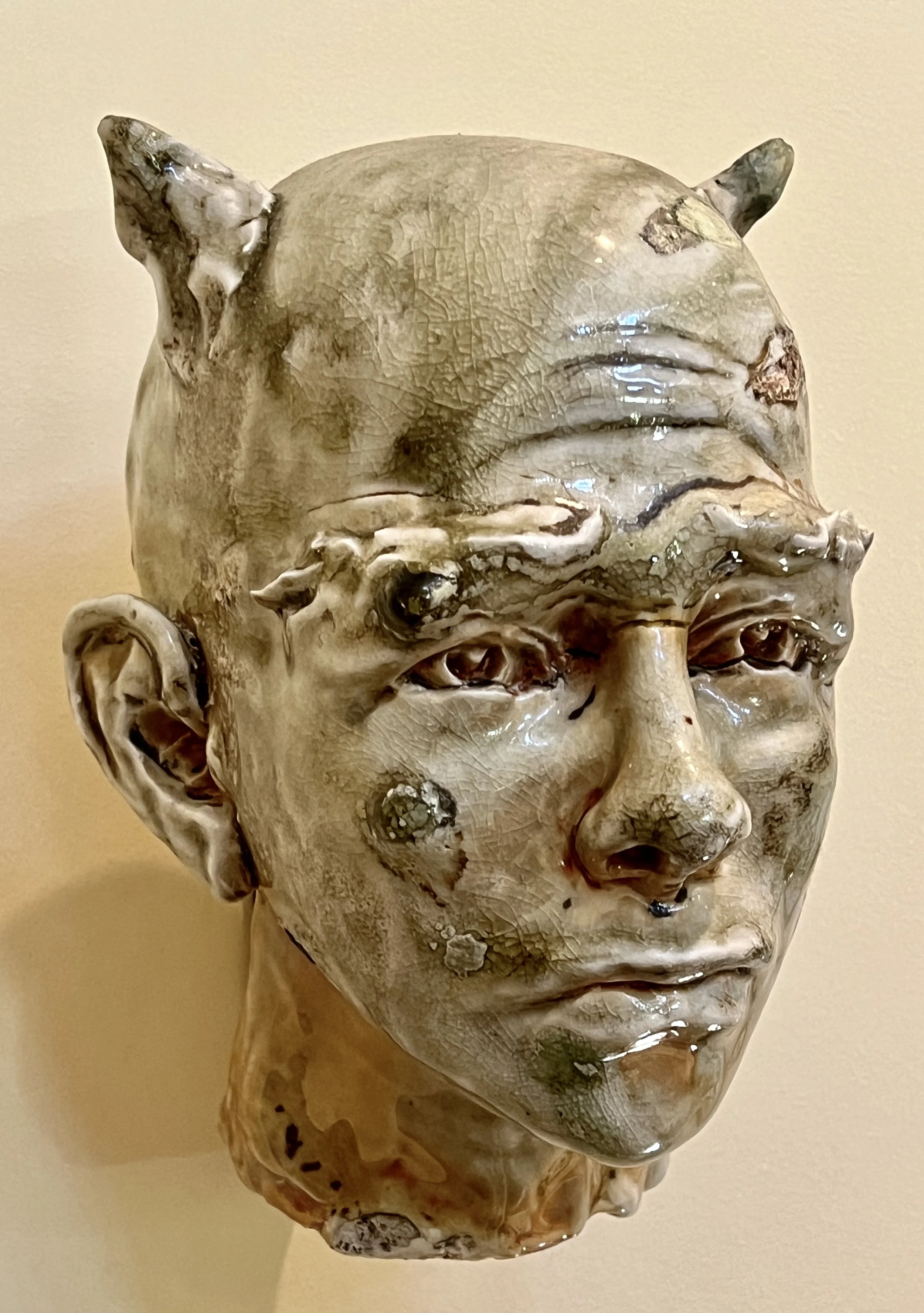 Noborigama Sad demon wall-mounted head- Bob Clyatt Sculpture.jpg